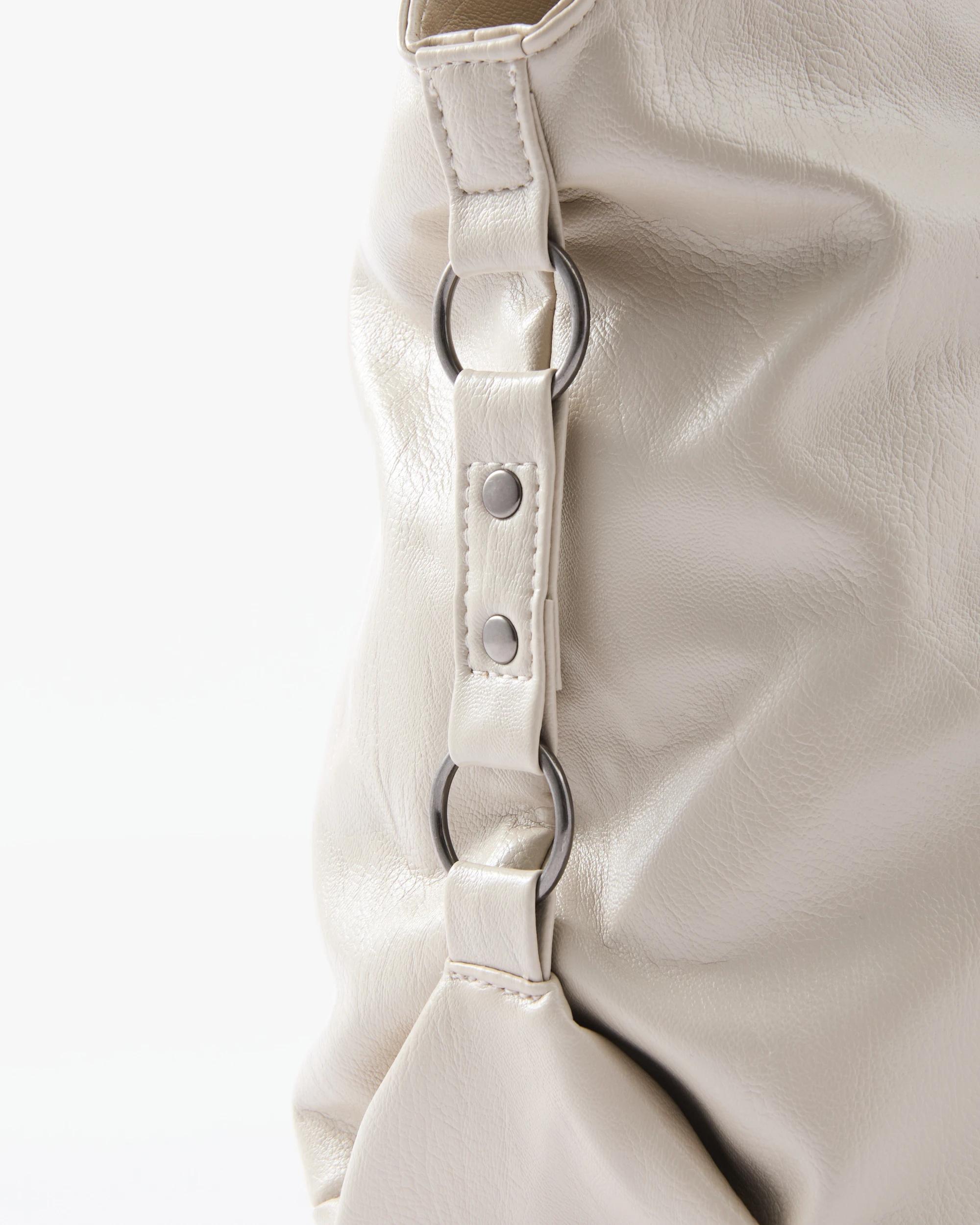 4 Boho Slouchy Tote Bag Chalk Sand, 4 of 5