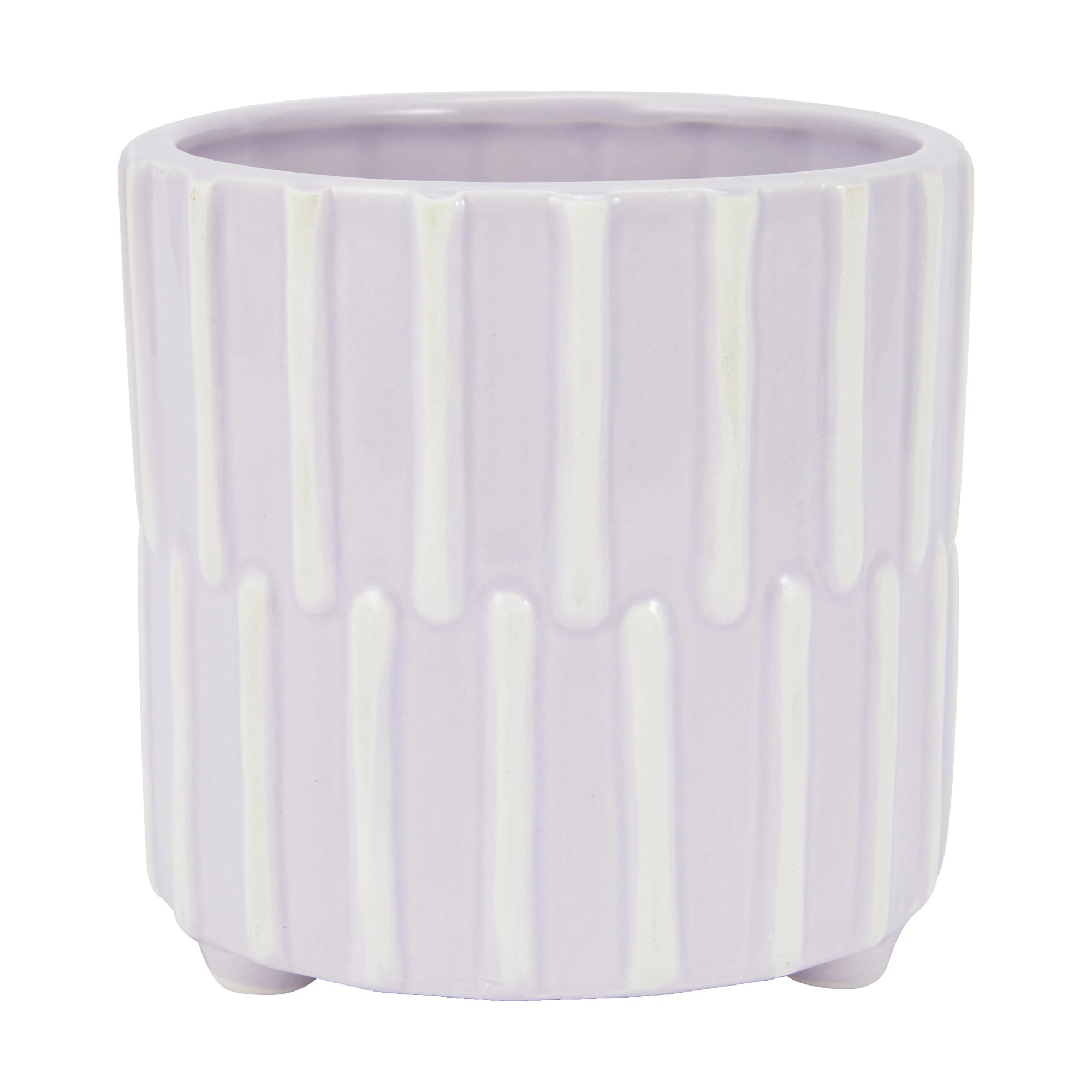 1 Lilac Ceramic Pot, 1 of 4