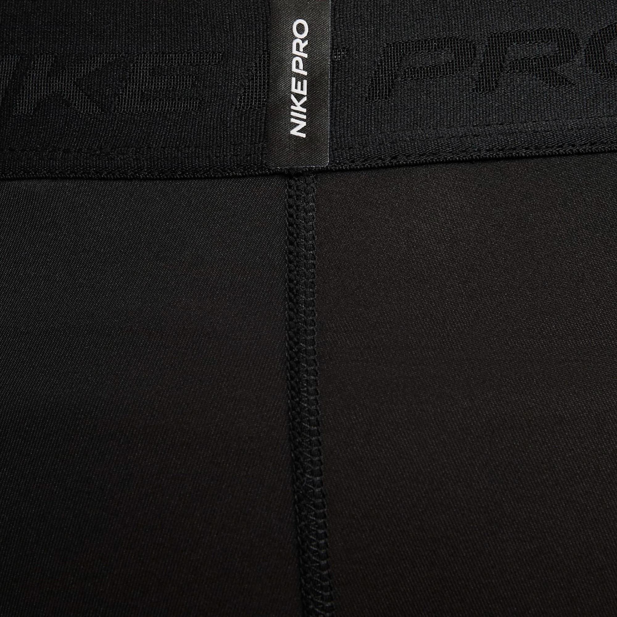 7 Nike Men Pro Dri-FIT 3/4 Length Black Fitness Tights BLACK, 7 of 7