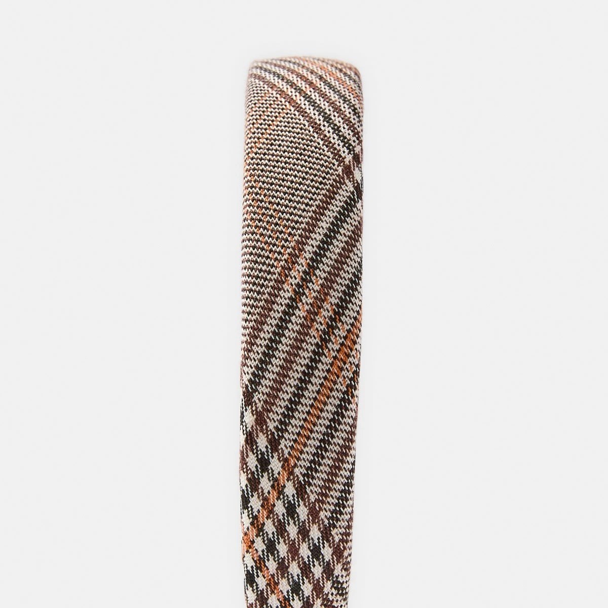3 Thin Plaid Headband - Grey, 3 of 5
