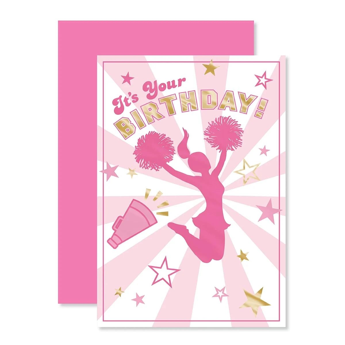 1 Connections From Hallmark Birthday Card - Cheerleader, 1 of 3