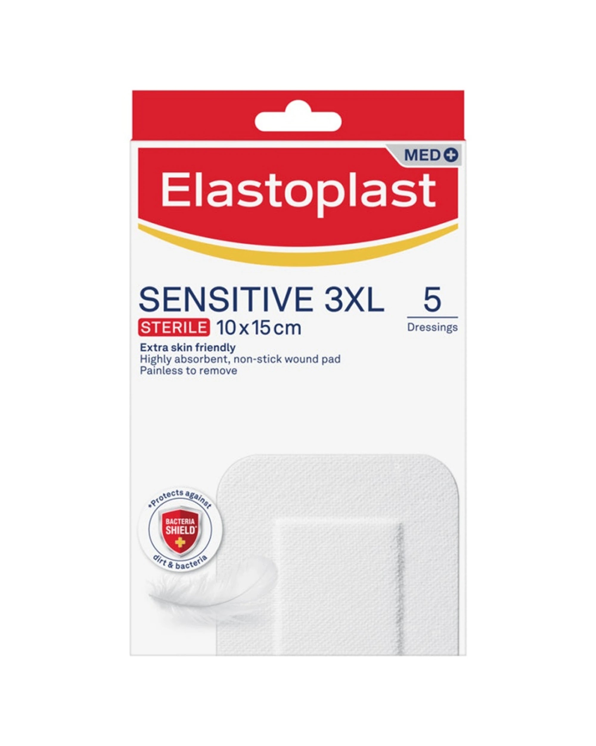 1 Elastoplast Sensitive 3XL Dressings, 1 of 2