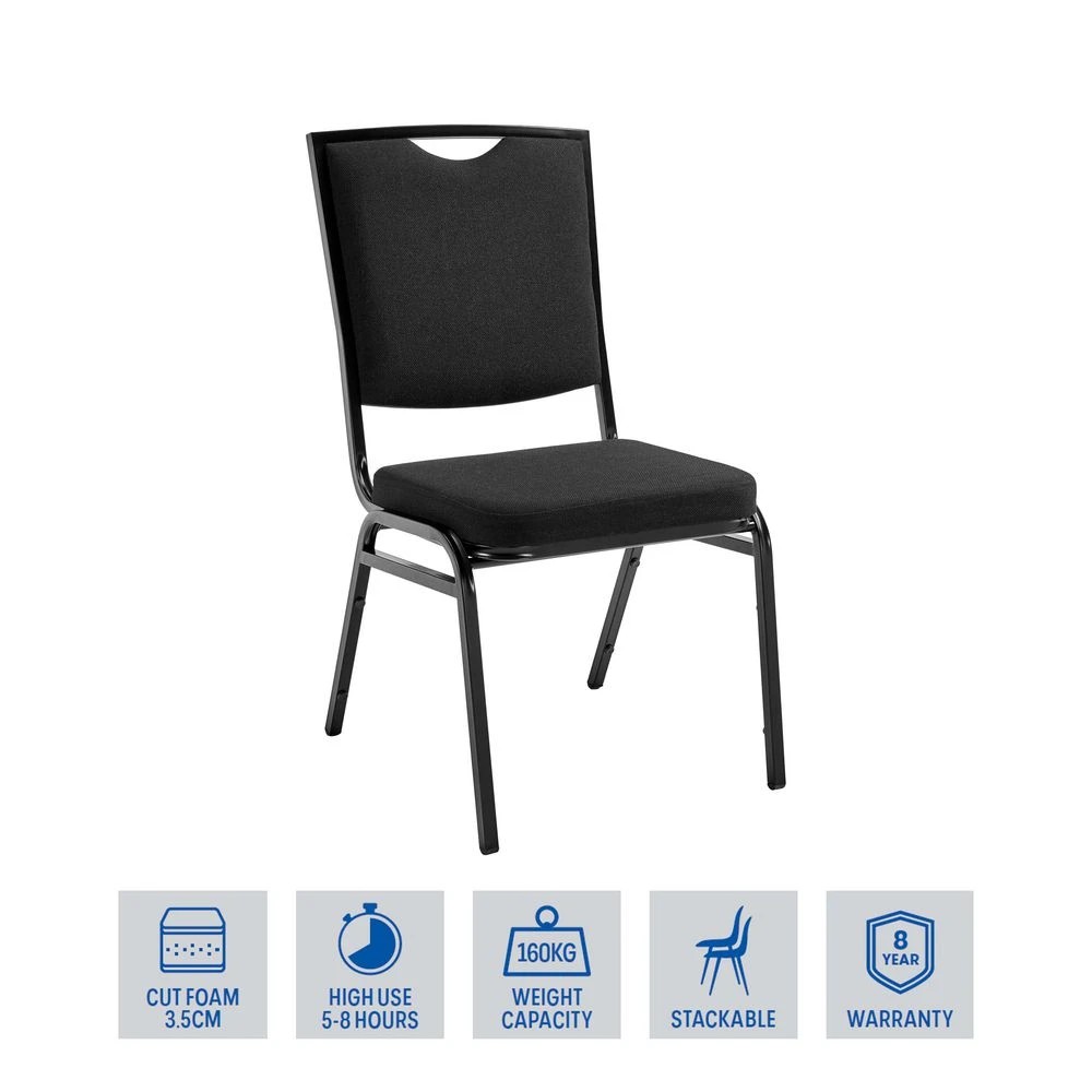 2 Newport Conference Chair Black Visitor Chairs and Stools, 2 of 7
