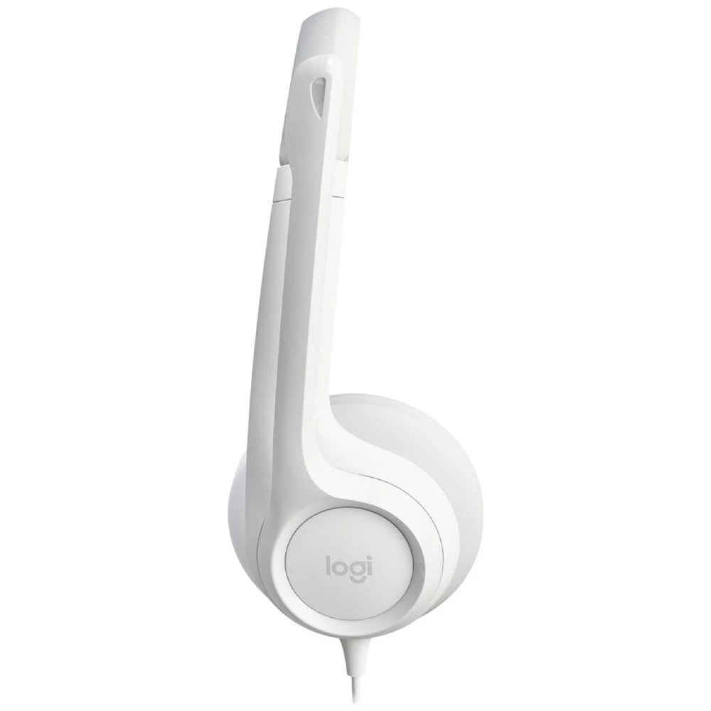 2 Logitech H390 USB Computer Headset White, 2 of 5