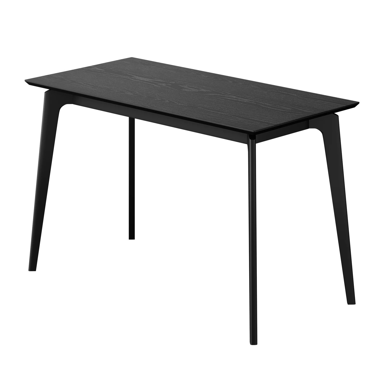 8 Oikiture 5PCS Dining Table Set Rectangle Dining Table and Chairs - Black, 8 of 10