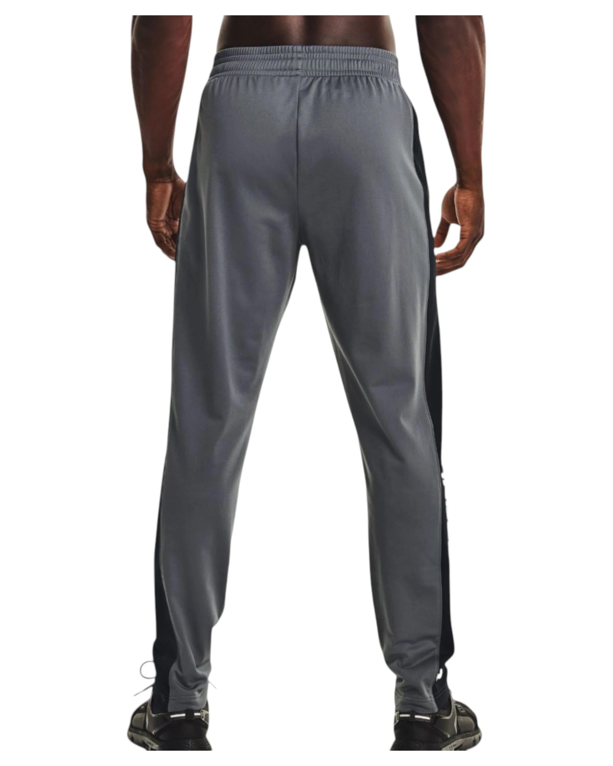5 Under Armour Mens Brawler Pants Grey/Black Joggers Athletic Trackies GREY/BLACK, 5 of 6
