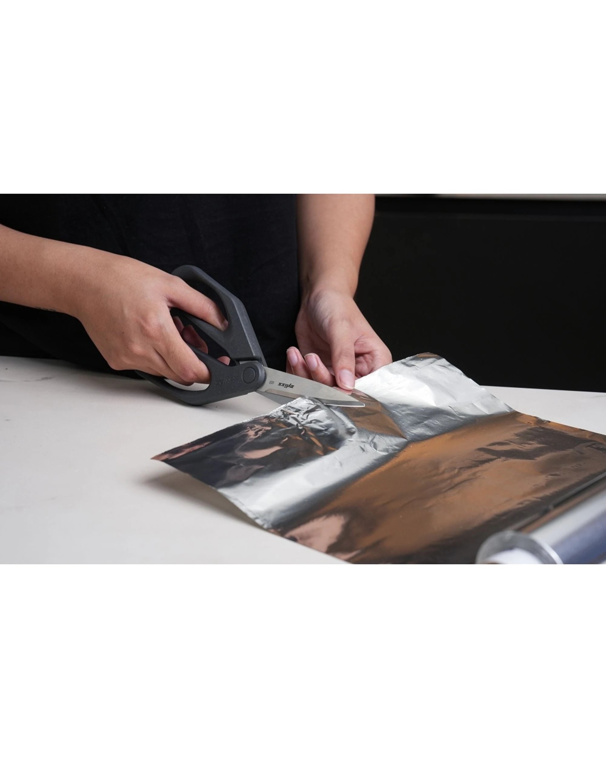 5 Zyliss Household Scissors Stainless Steel Built-In Box Cutter Ergonomic Handle Durable - Grey, 5 of 6