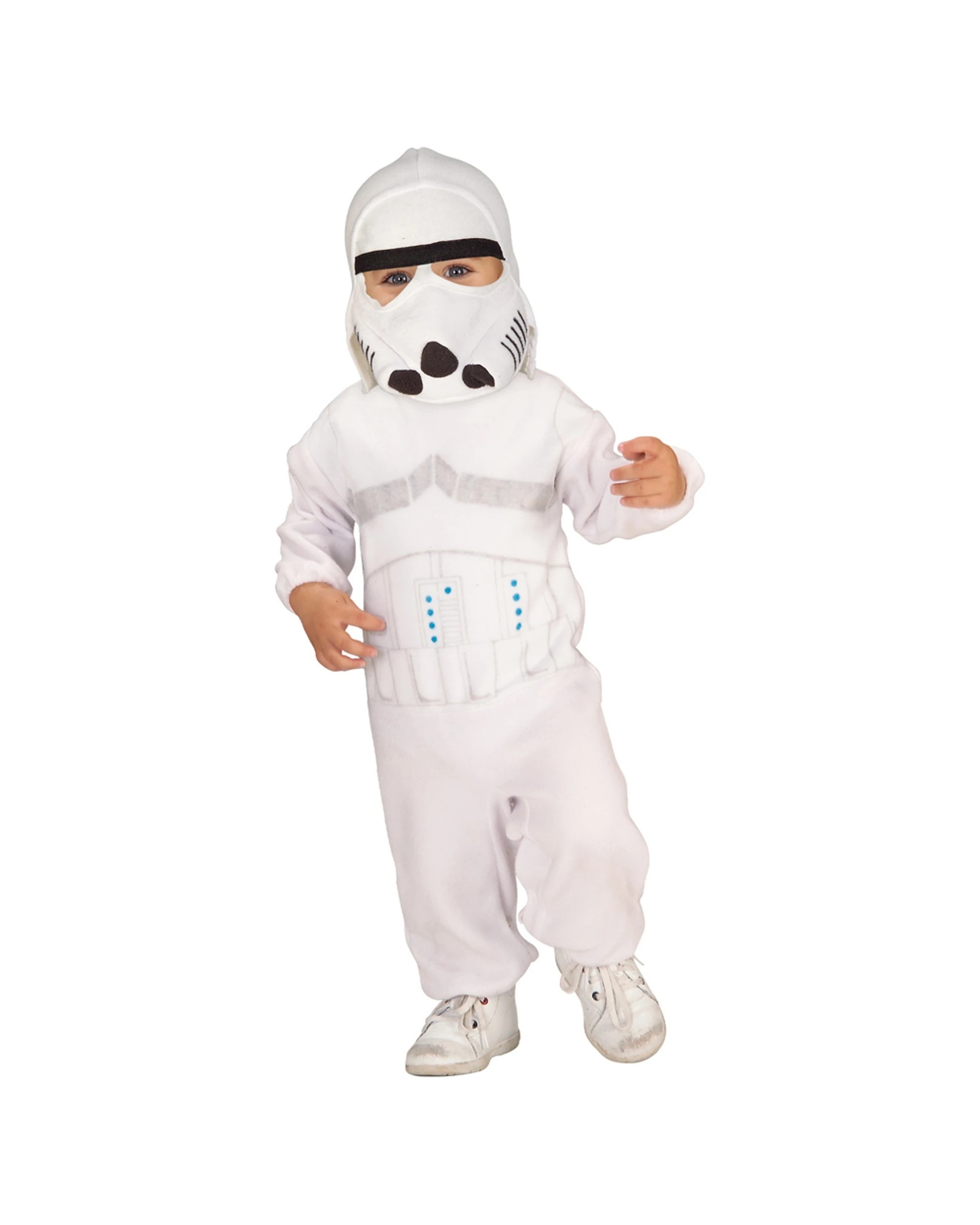 1 Star Wars Stormtrooper Jumpsuit Kids Costume Size Toddler - White, 1 of 3