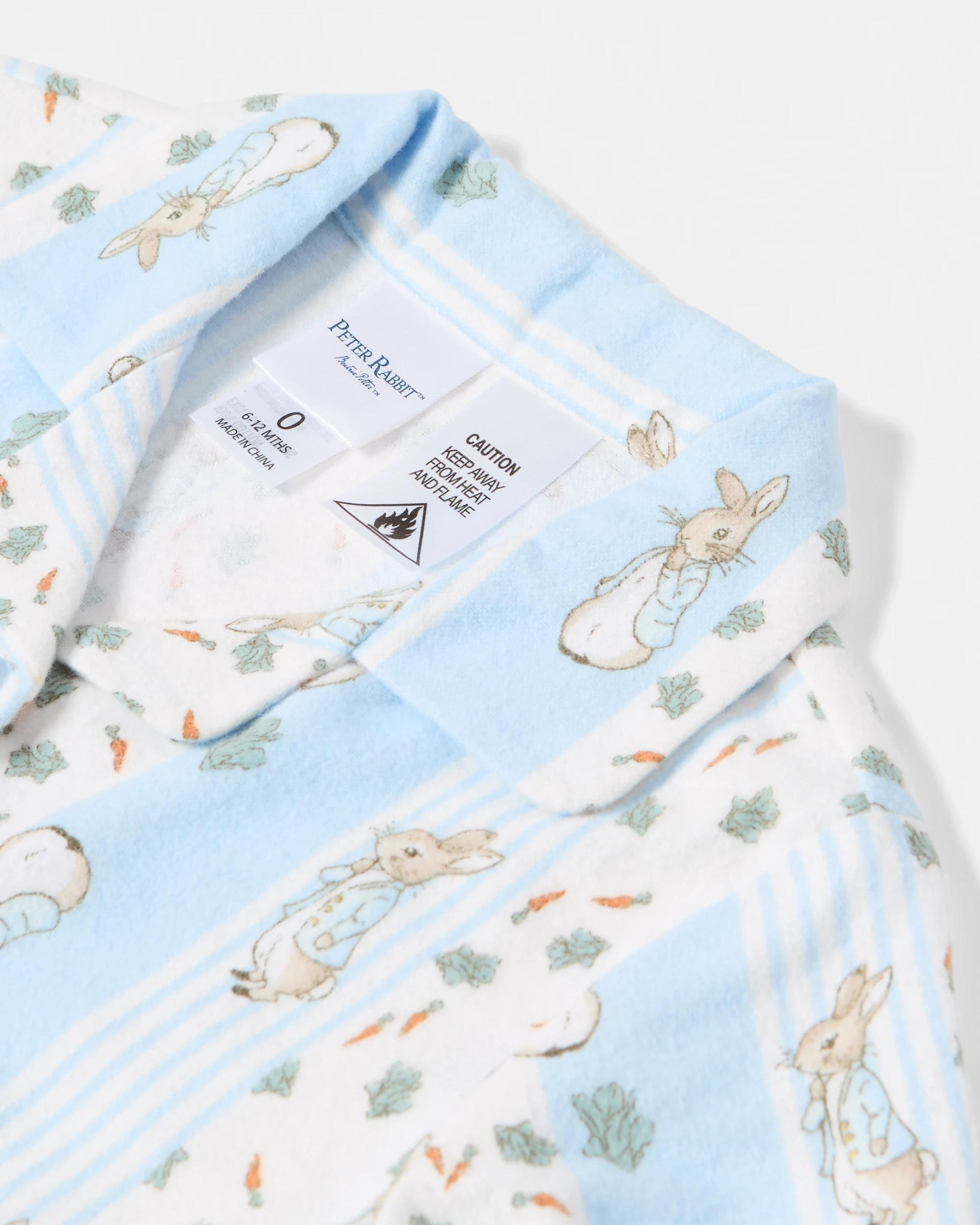 3 Peter Rabbit License Flannel Pyjama Set P Rabbit, 3 of 4