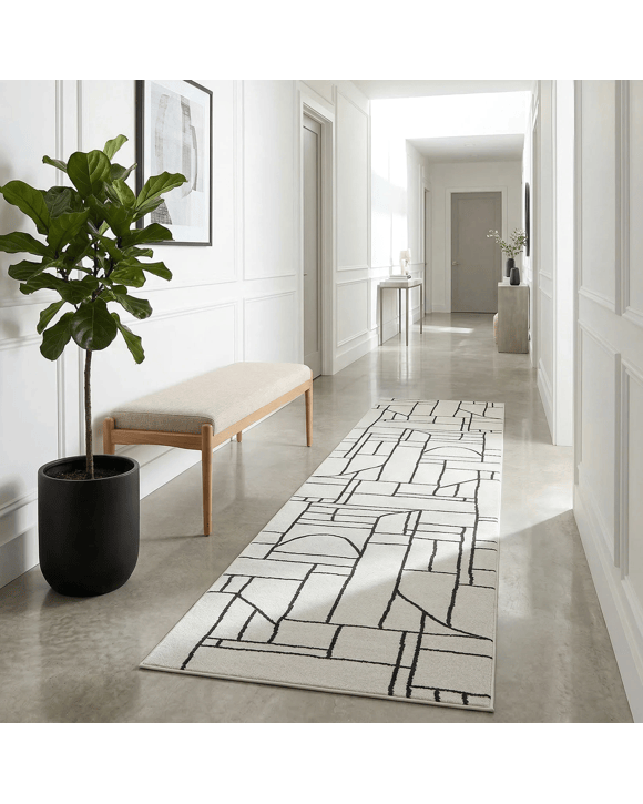 Common Ground Rugs Elysium Fleur 400x80cm - Large Runner Rug - Natural