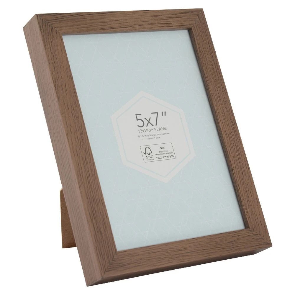 4 Promenade 5x7" Frame Brown, 4 of 6