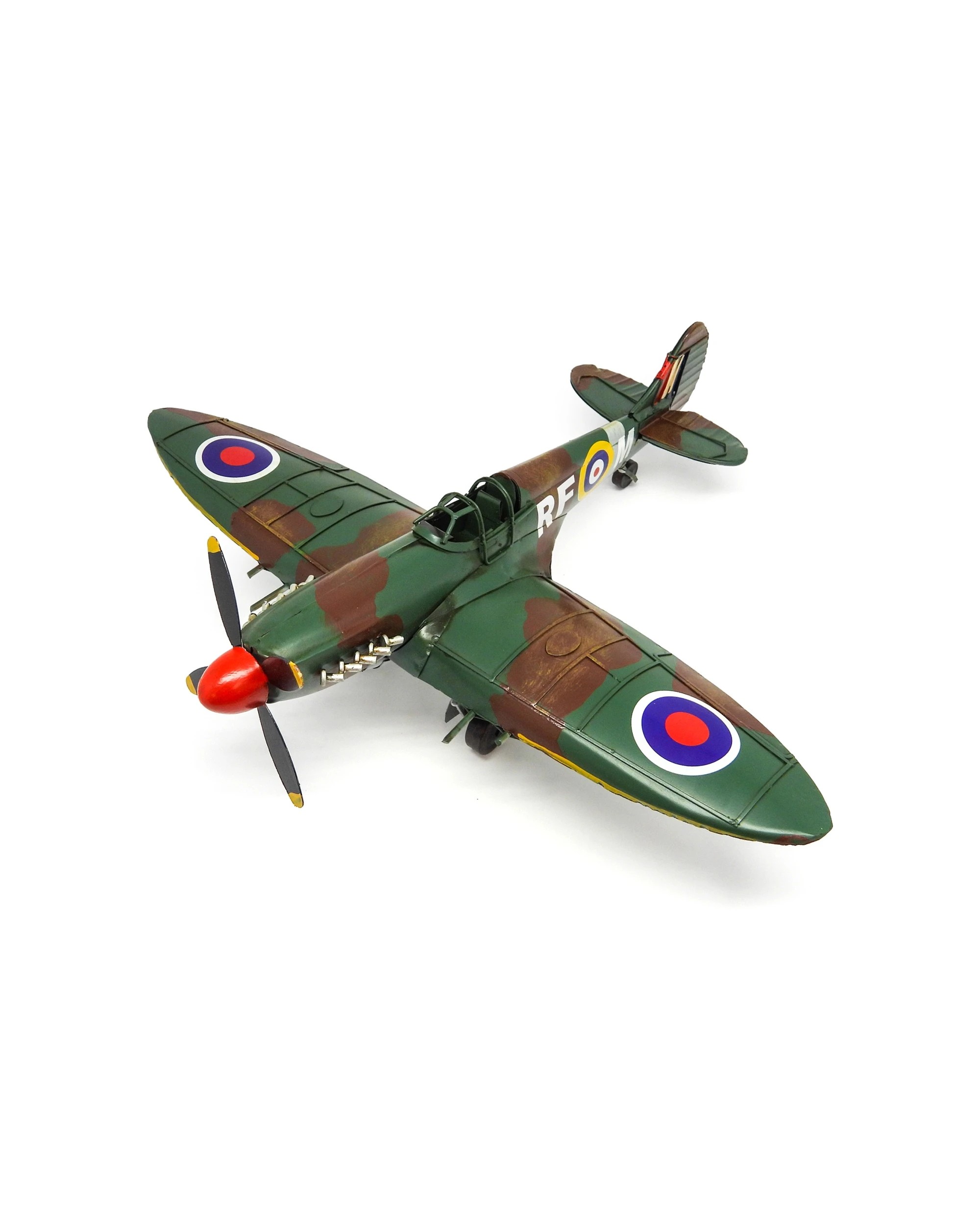5 Boyle Metal Ornament Home Decor Collectible 1940 Spit Fire Plane 46x40x18cm - Pattern, 5 of 6