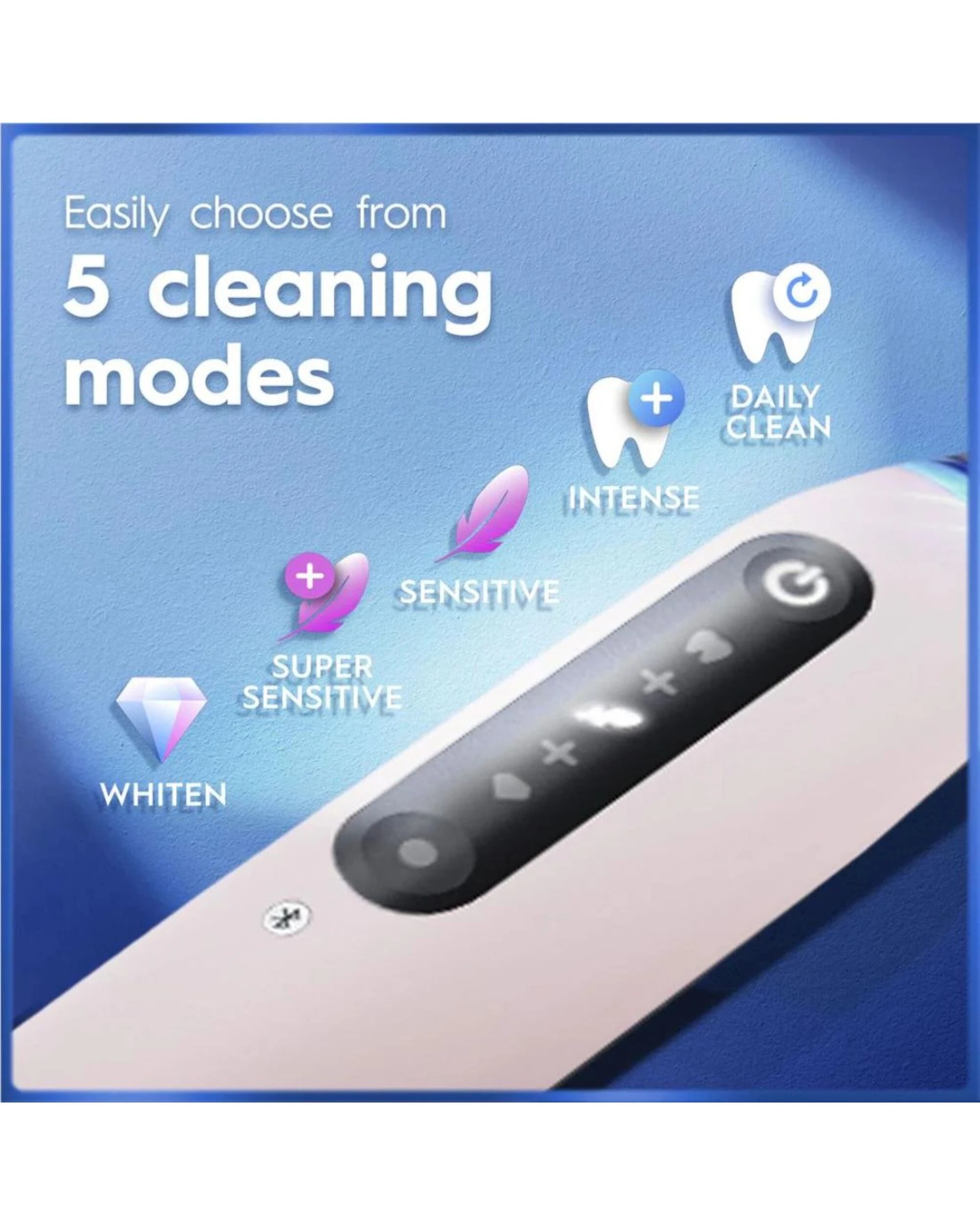 4 Oral-B iO 5 Personalised Clean Electric Toothbrush w/ Travel Case - Pink, 4 of 5
