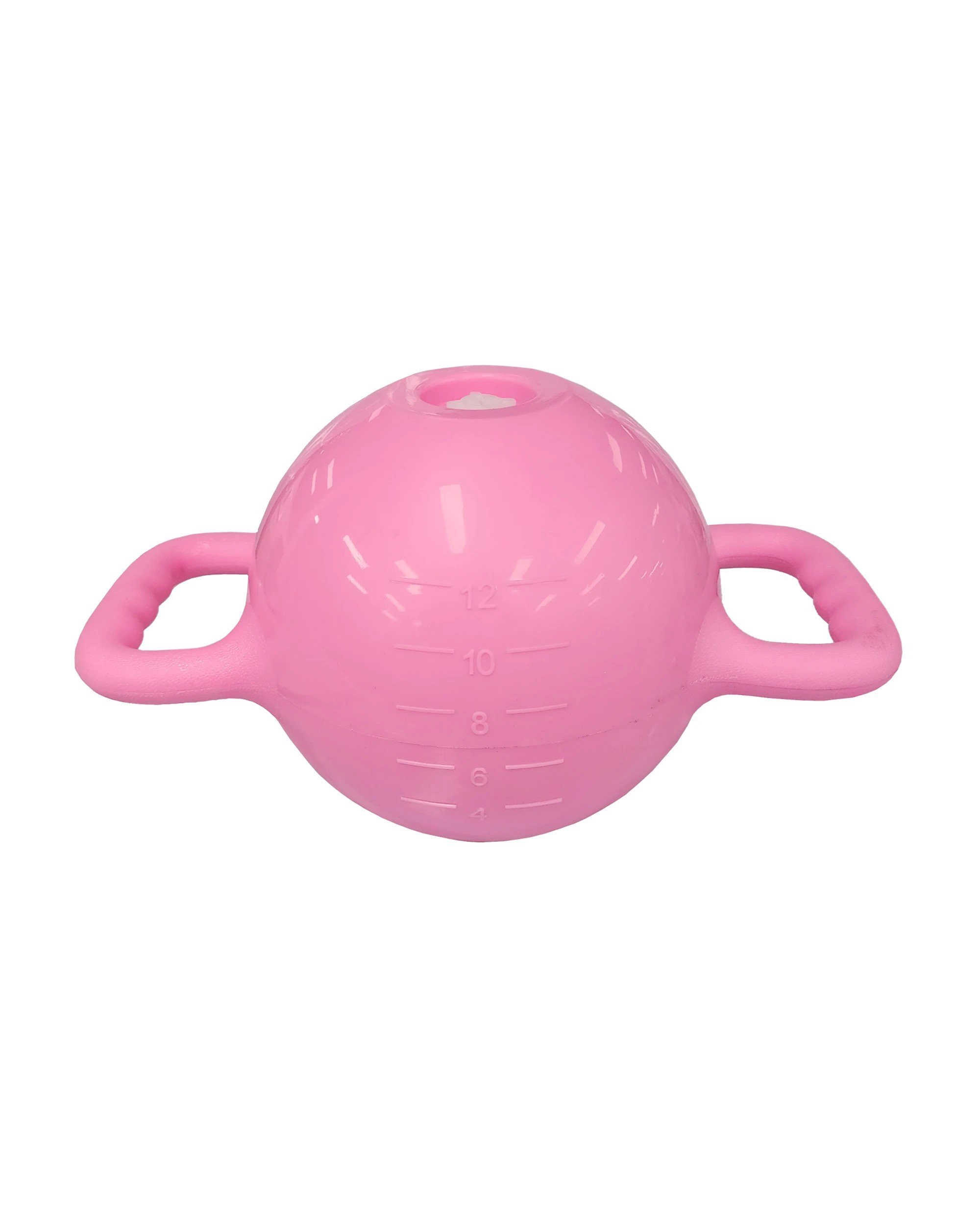 1 Yoga Fitness Kettlebell Water Filled Adjustable 1-6kg Double Handle Heavy Duty Exercise Kettle Bell - Pink, 1 of 1