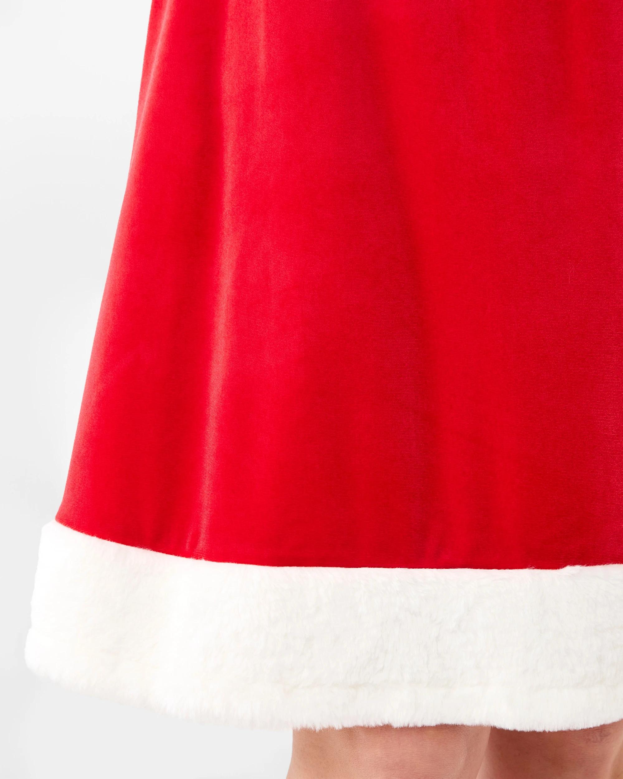 8 Family Matching Christmas Santa Sequin Womens Dress Strawberry, 8 of 9