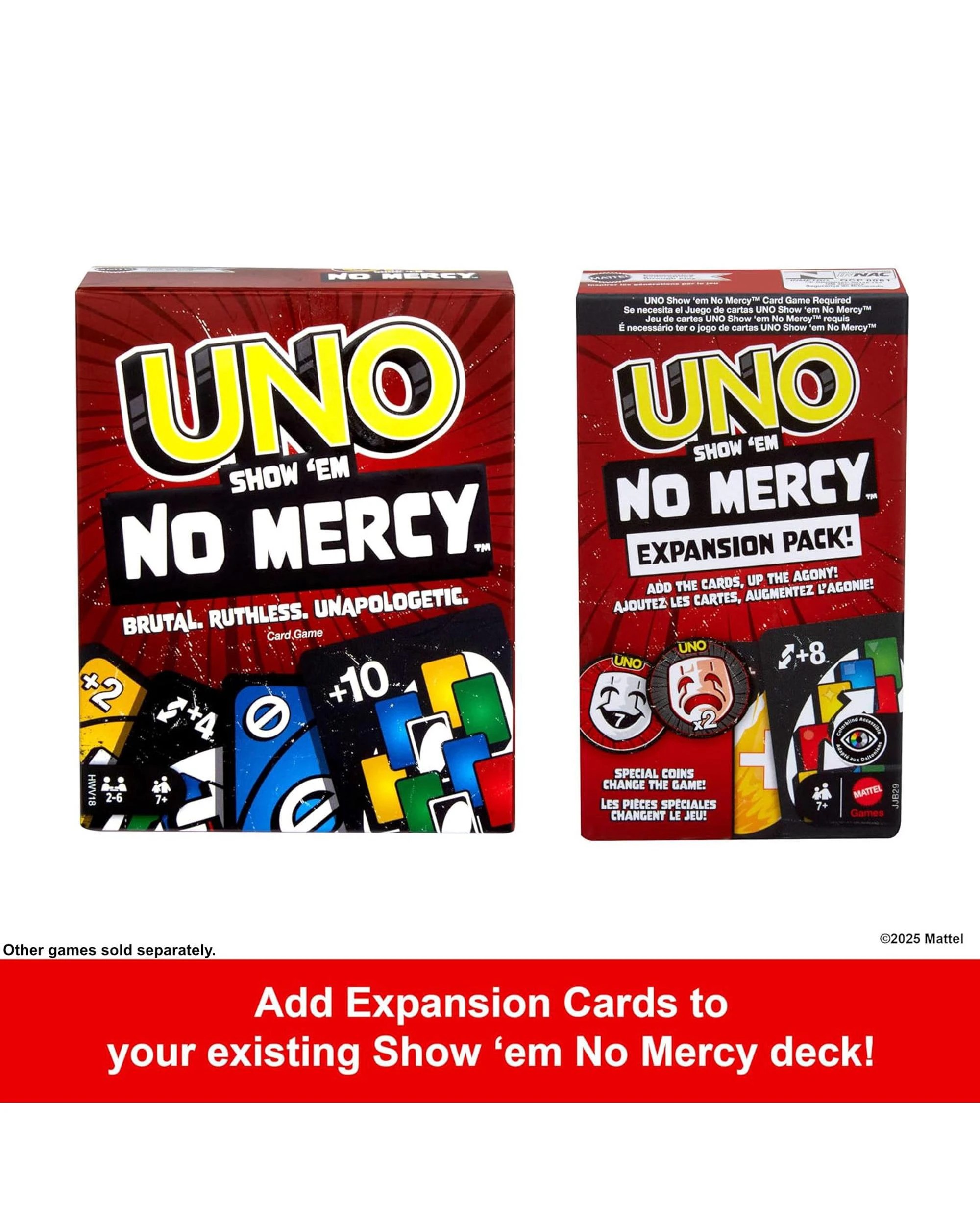 4 UNO Show 'Em No Mercy Card Game Expansion Pack, 4 of 6