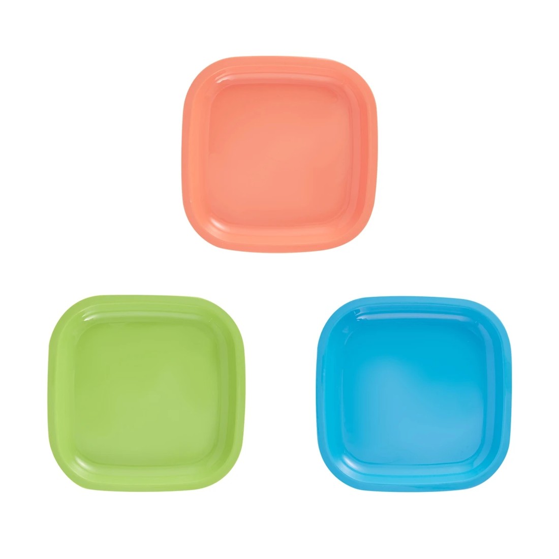 5 3 Pack Square Plates - Assorted, 5 of 7