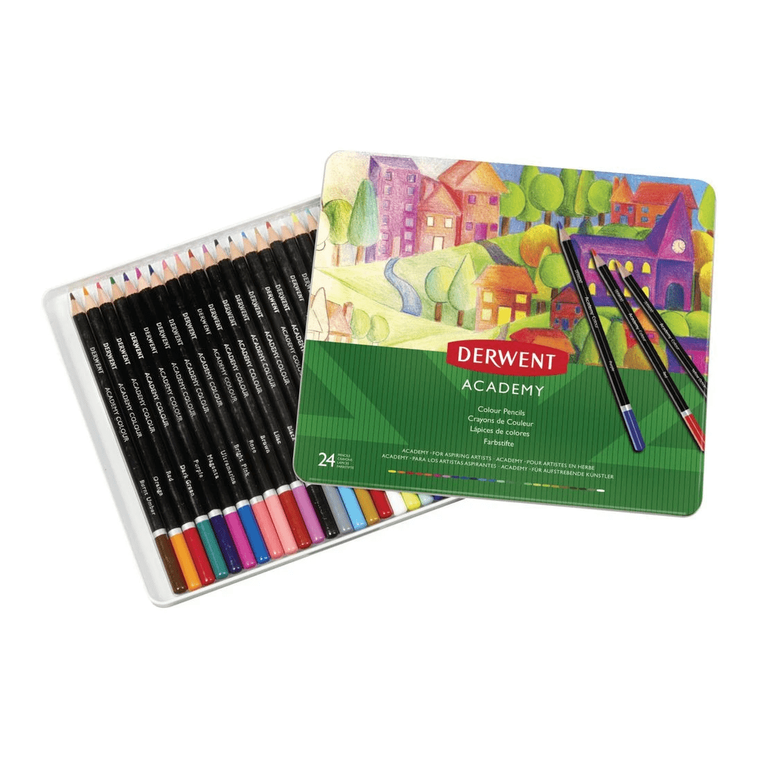 9 Derwent Academy Coloured Pencils 24 Pack, 9 of 9