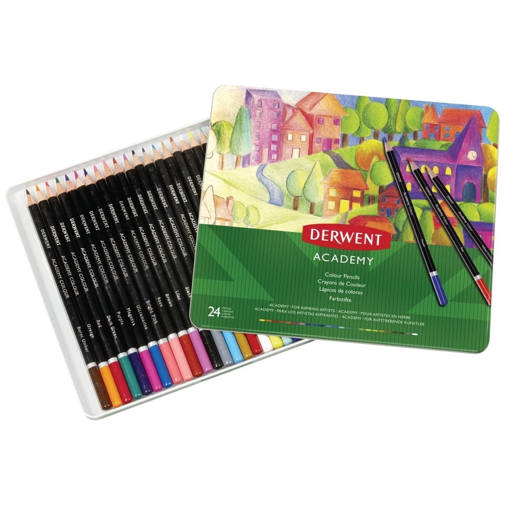 9 Derwent Academy Coloured Pencils 24 Pack, 9 of 9