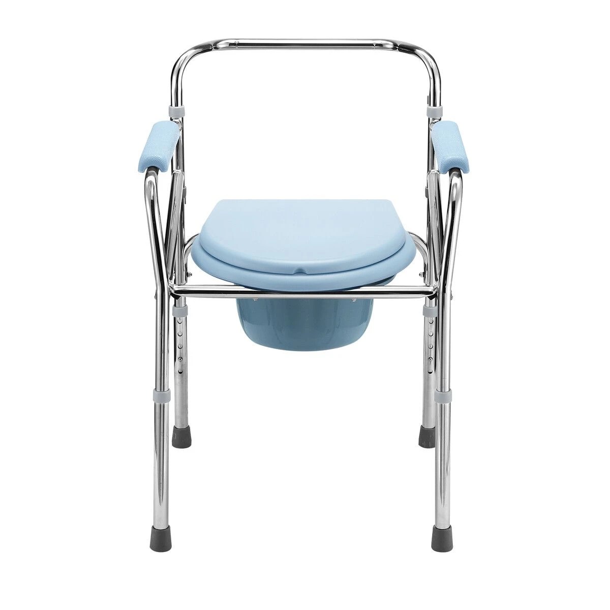 2 Ausway Commode Shower Chair Toilet Seat 3in1 Wheelchair, 2 of 3