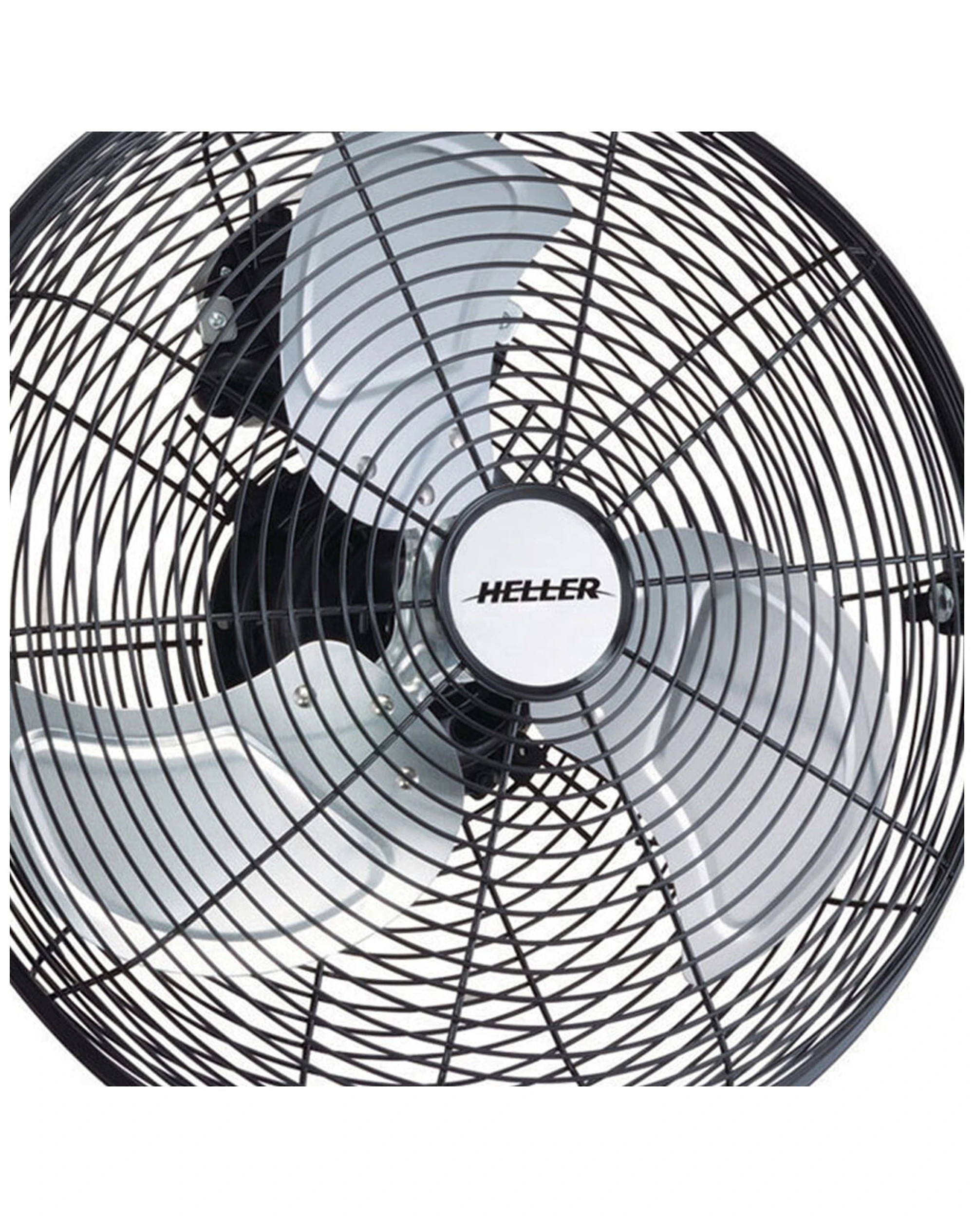 2 Heller 40cm High Velocity Air Fan - Tilt Adjustable - Aluminium Blades - Black, 2 of 3