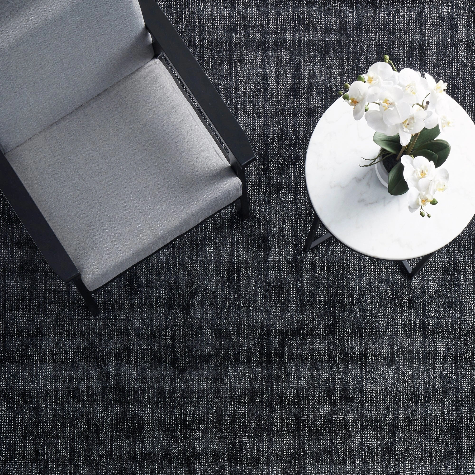 2 Common Ground Rugs Cerulean 40 225x155cm - Black, 2 of 8