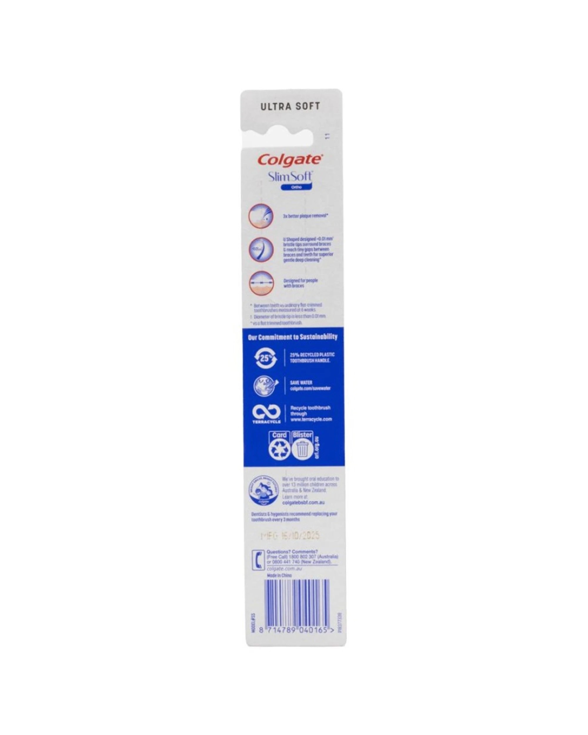 3 Colgate 24PK Slim Soft Ultra Toothbrush Dental Oral Health Care Pack - Multi, 3 of 3