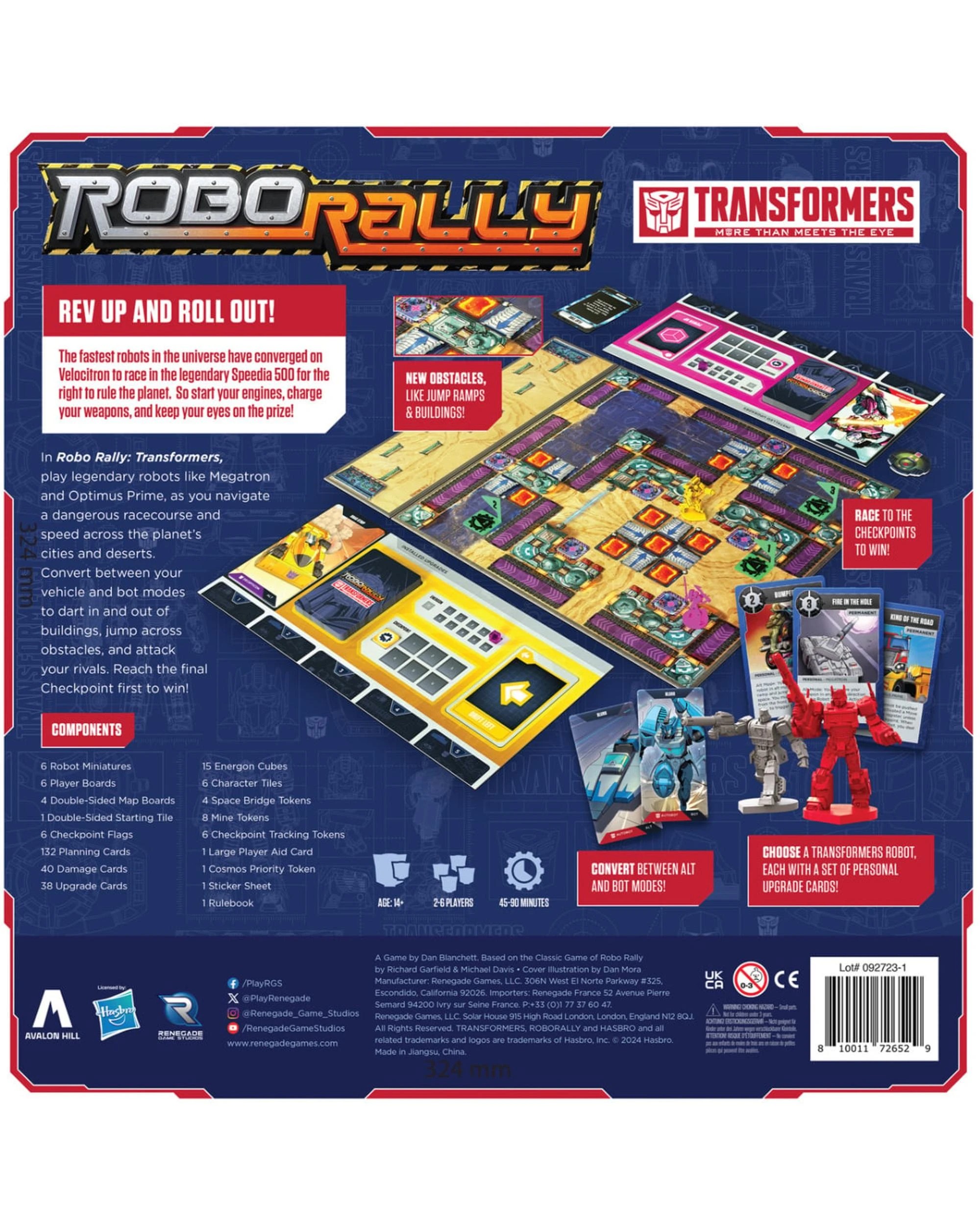 2 Robo Rally Transformers Board Game, 2 of 3