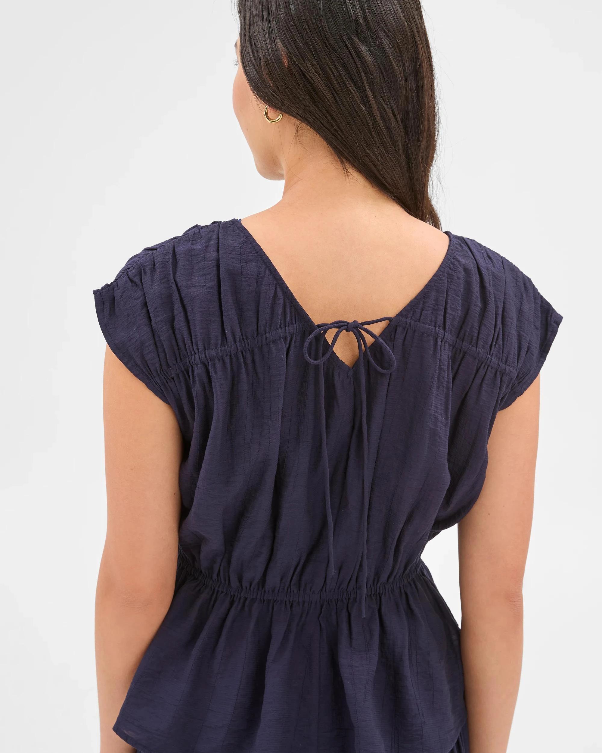 5 Sleeveless Crinkle Top - Preview OXFORD, 5 of 5