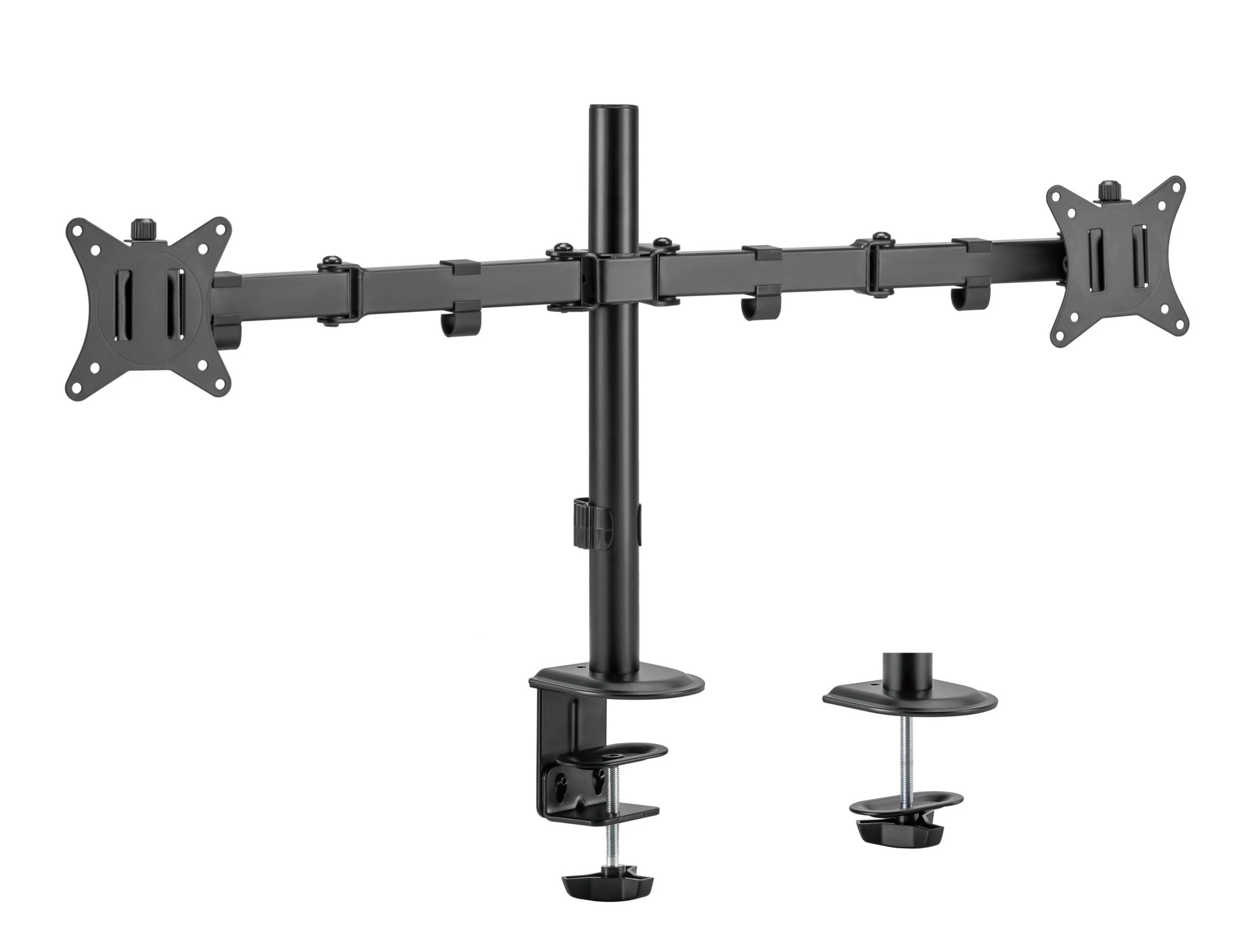 1 Brateck Dual-Monitor Mount Fits 17"-32" Screens - Black, 1 of 2