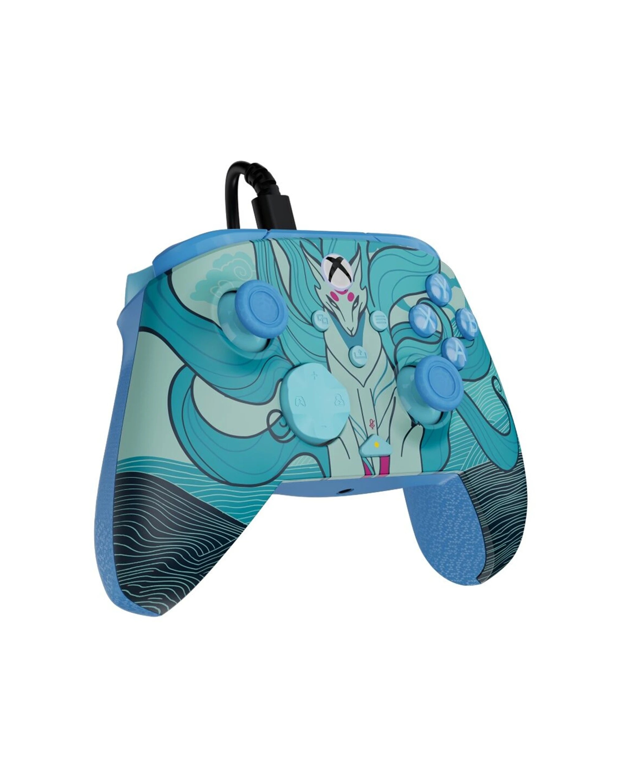 2 Turtle Beach Rematch Advanced USB-C Wired Xbox PC Gaming Controller Kitsune - Blue, 2 of 7