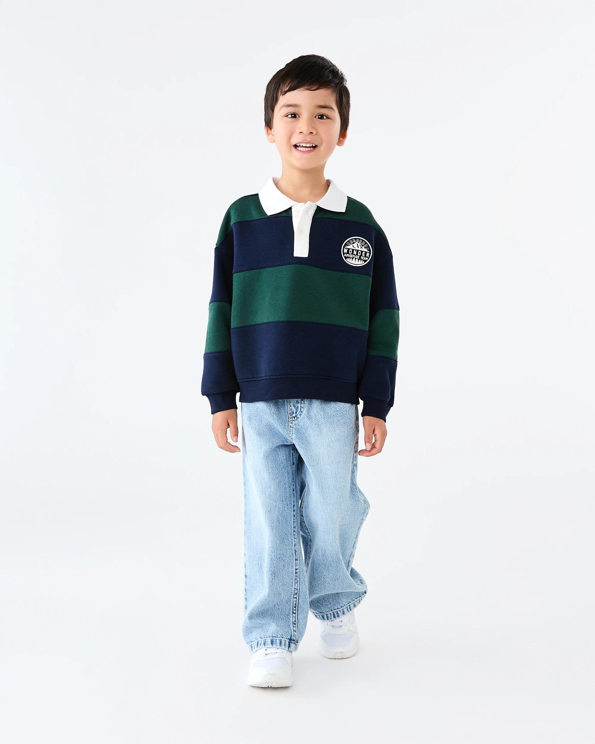 6 Oversized Rugby T-shirt Nvy Nature, 6 of 7