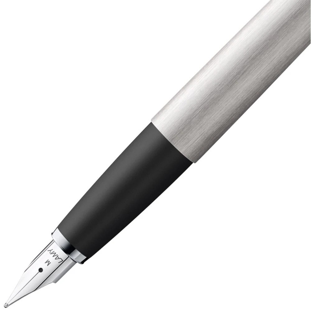 2 Lamy Studio Fountain Pen Medium Brushed Stainless Steel, 2 of 2