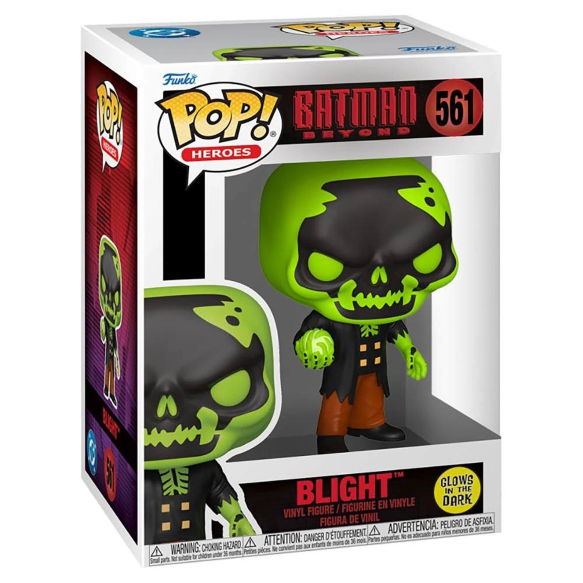 3 DC Comics - Batman Beyond - Blight Glow Pop! Plus Vinyl Figure, 3 of 3