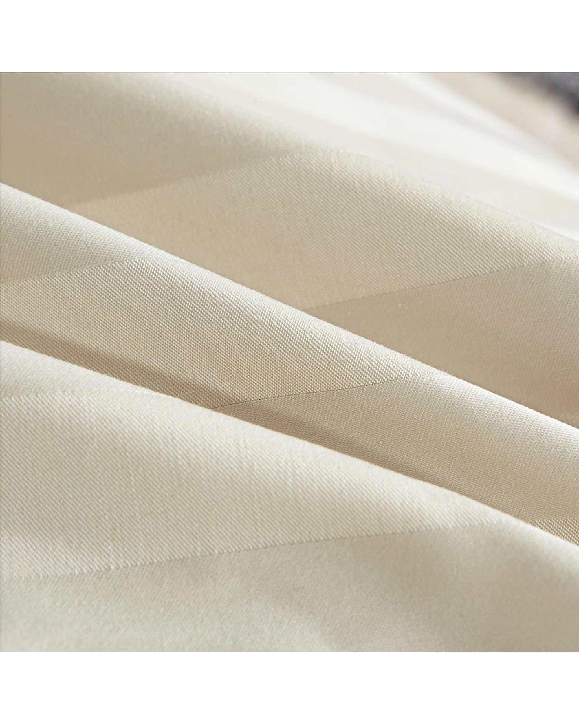 3 Cotton More 2pc European Pillow Cushion Covers 100% Cotton 500TC - Beige, 3 of 3