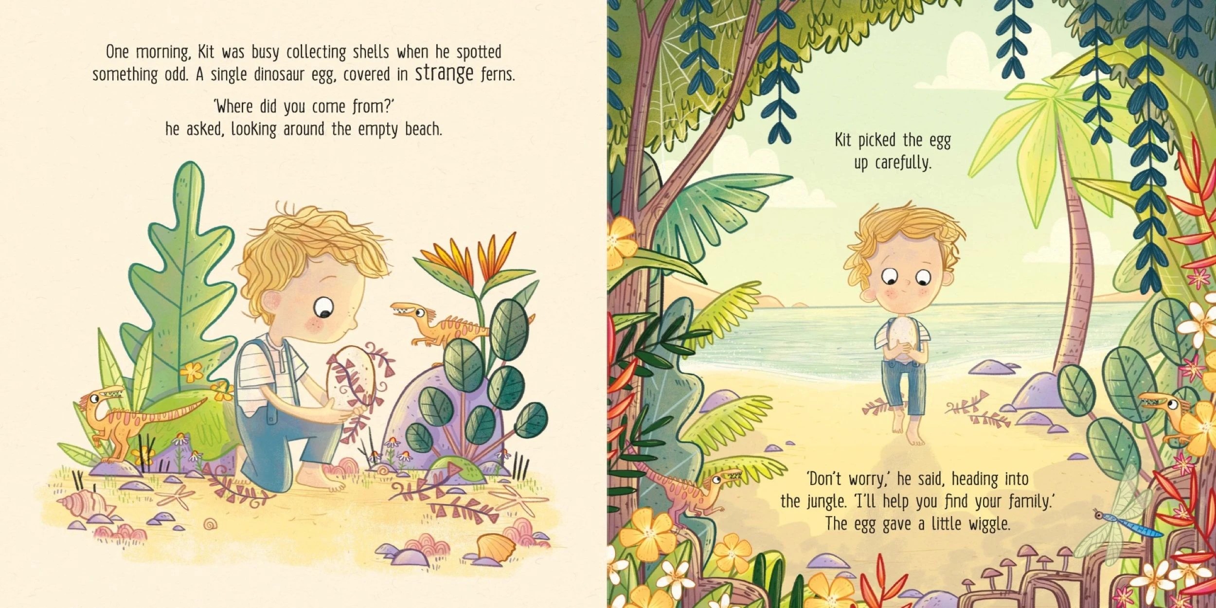 2 The Lost Dino Egg by Em Bruce - Book, 2 of 2