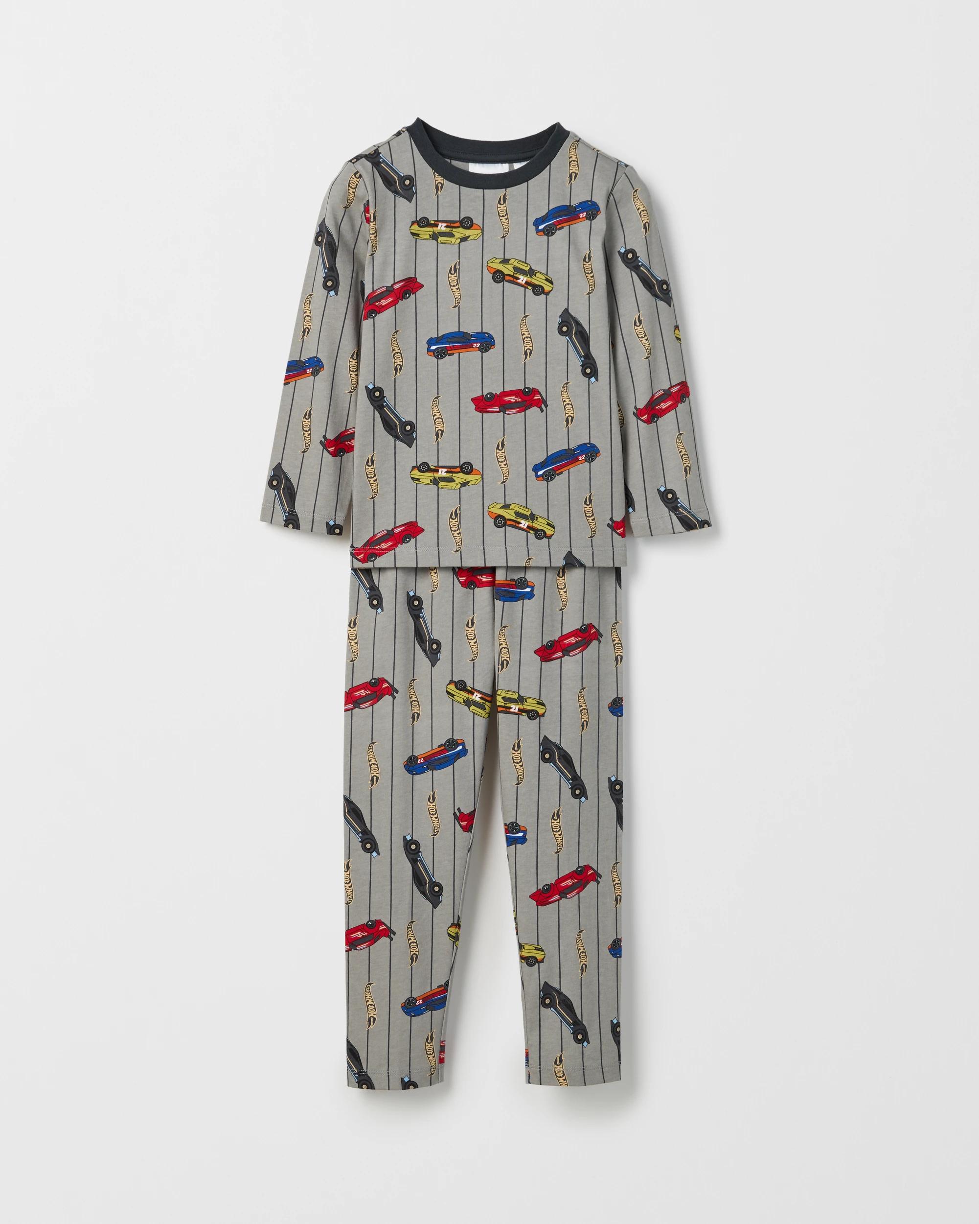 3 Hot Wheels Australian Cotton 2 Pack Younger Boys Pyjama Set HOT WHEELS, 3 of 6