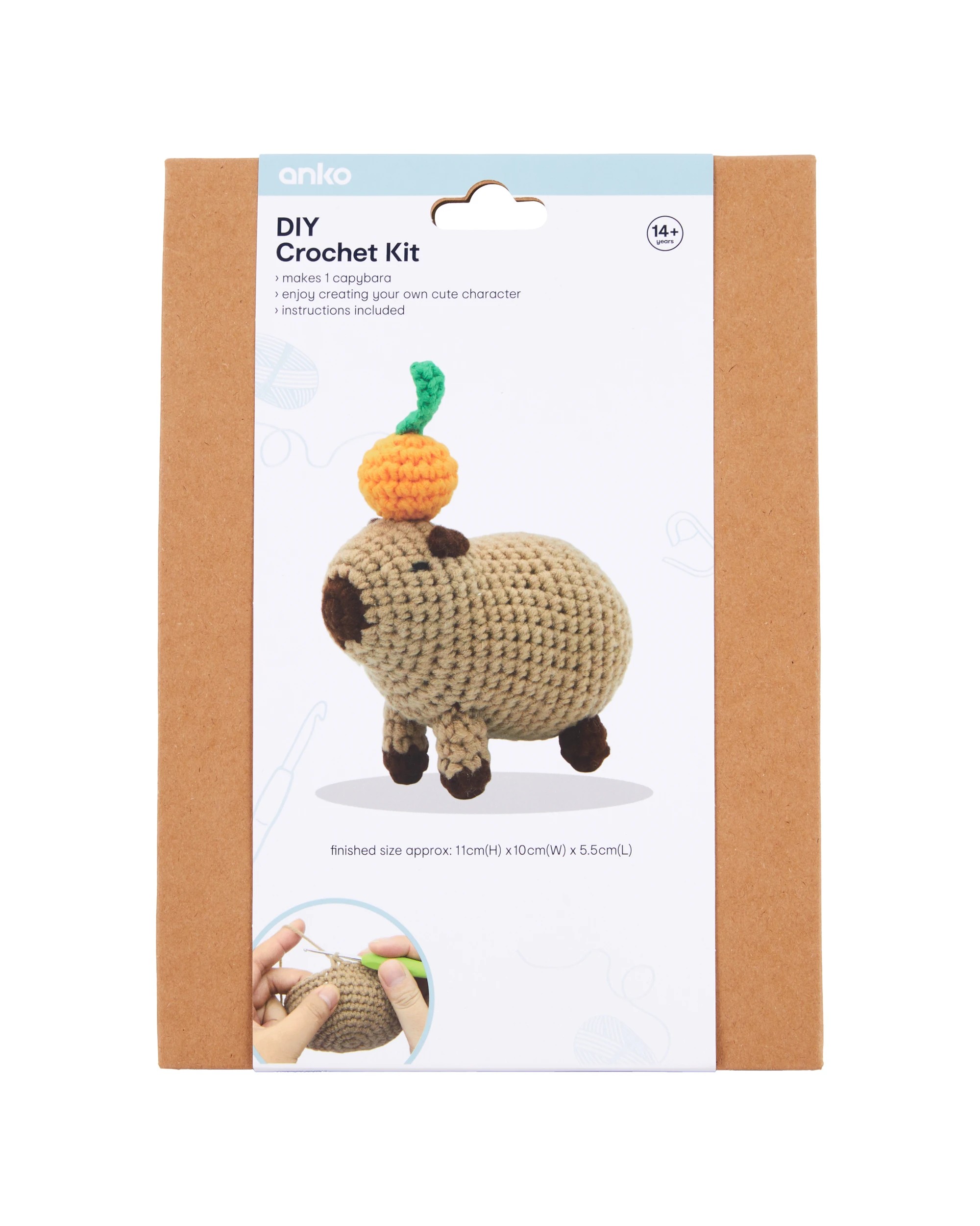 1 DIY Crochet Kit - Capybara, 1 of 3