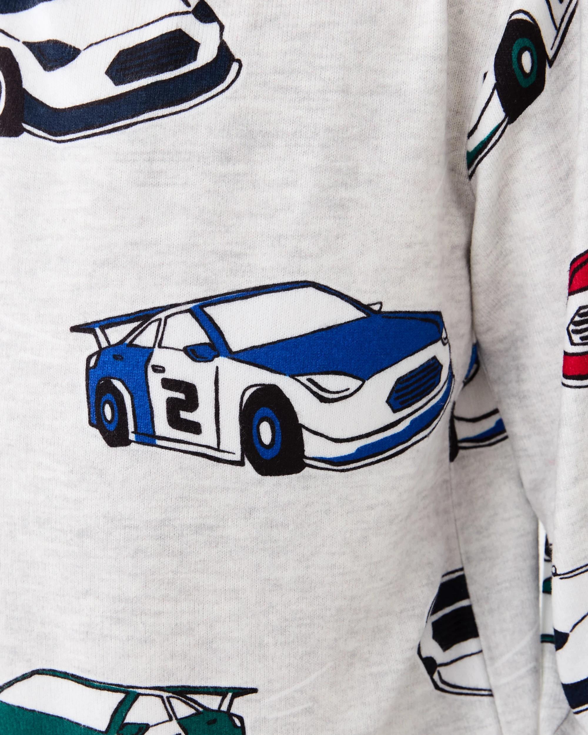 5 Hacci Pyjama Set Grey Car, 5 of 6