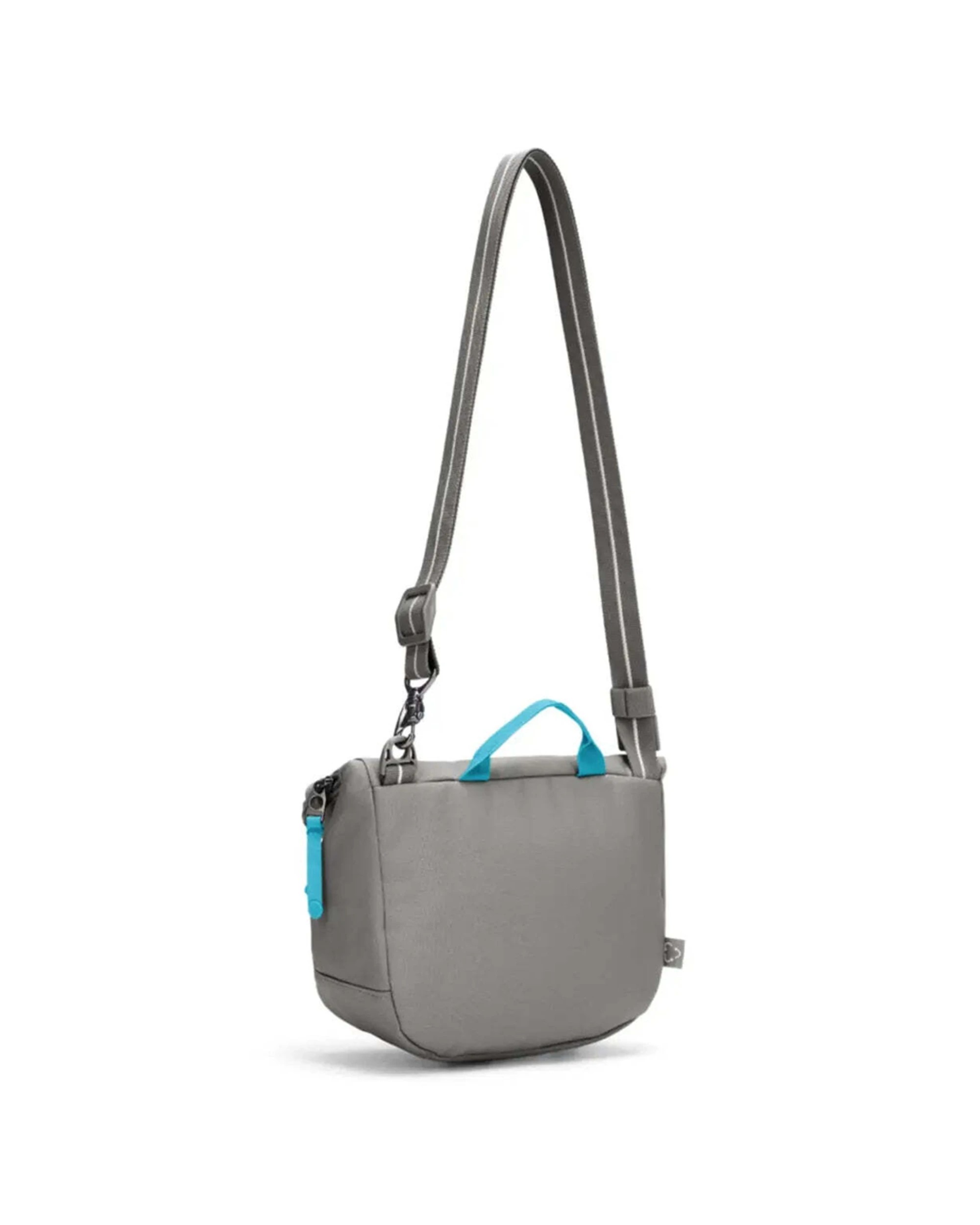 7 Pacsafe Go Anti-Theft Saddle Crossbody Bag RFIDsafe Blocking Pockets Cut Resistant Stone - Grey, 7 of 8