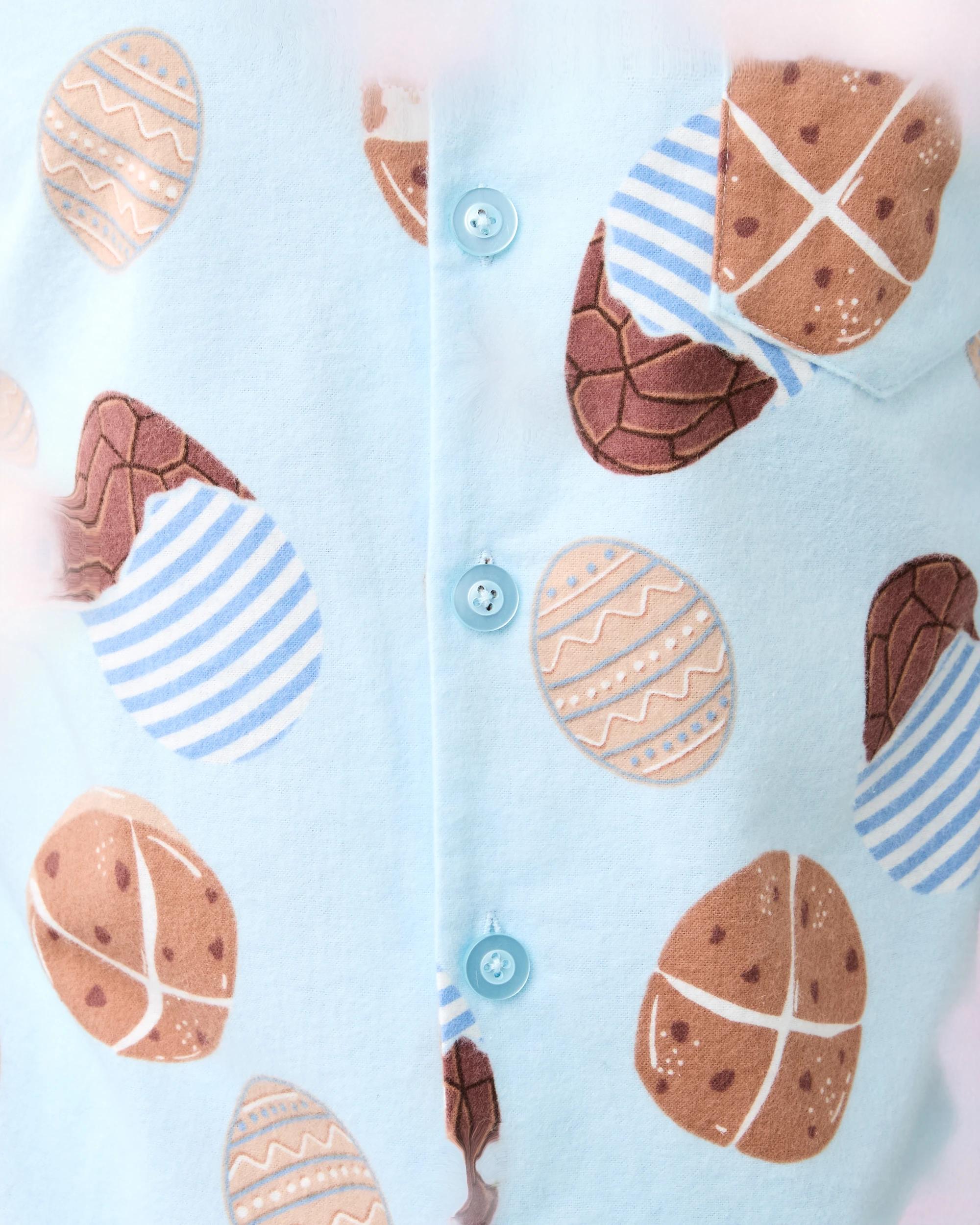 7 Print Flannel Family Matching Pyjama Set Blu Sweets, 7 of 10