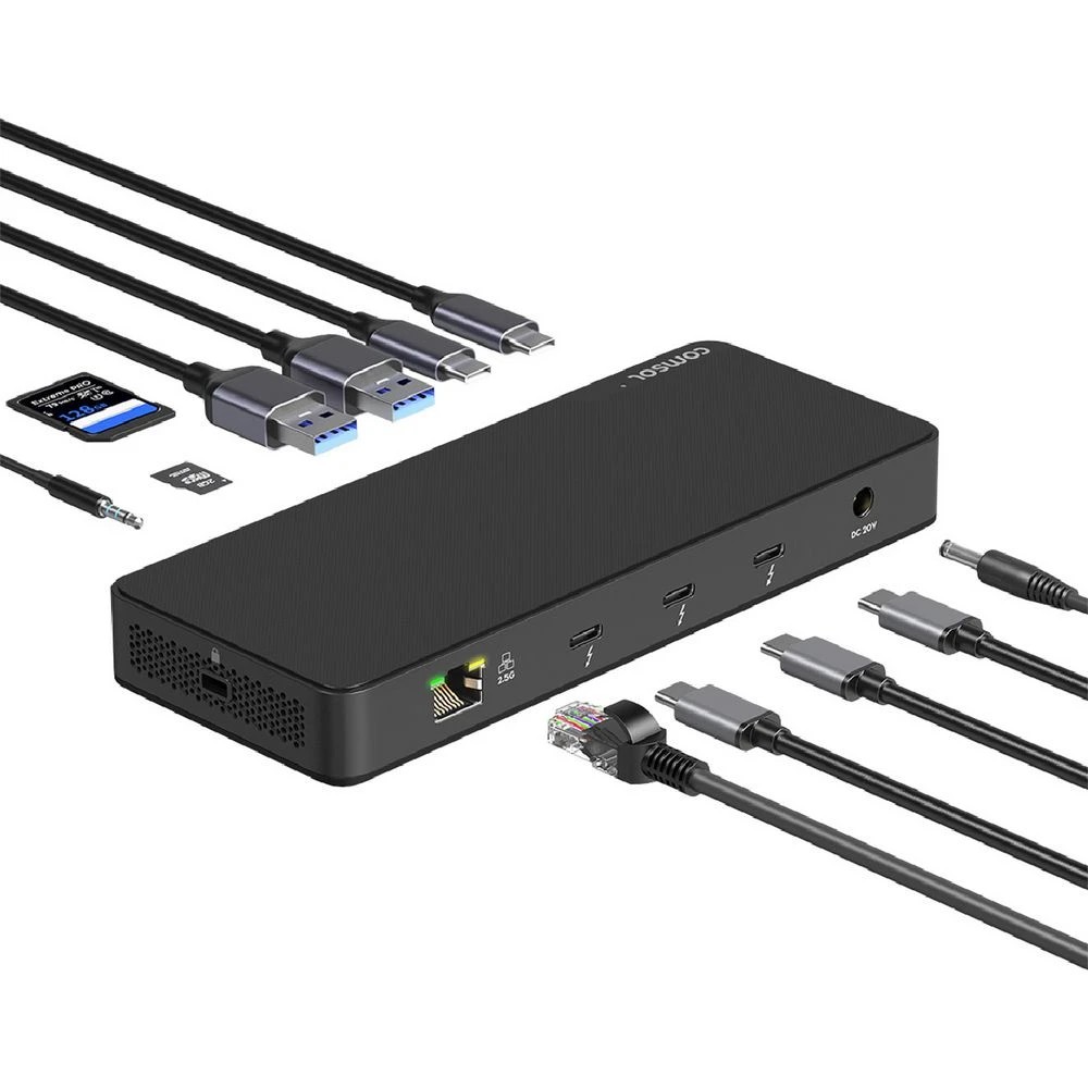 5 Comsol Thunderbolt 4 Dual Monitor Docking Station, 5 of 8