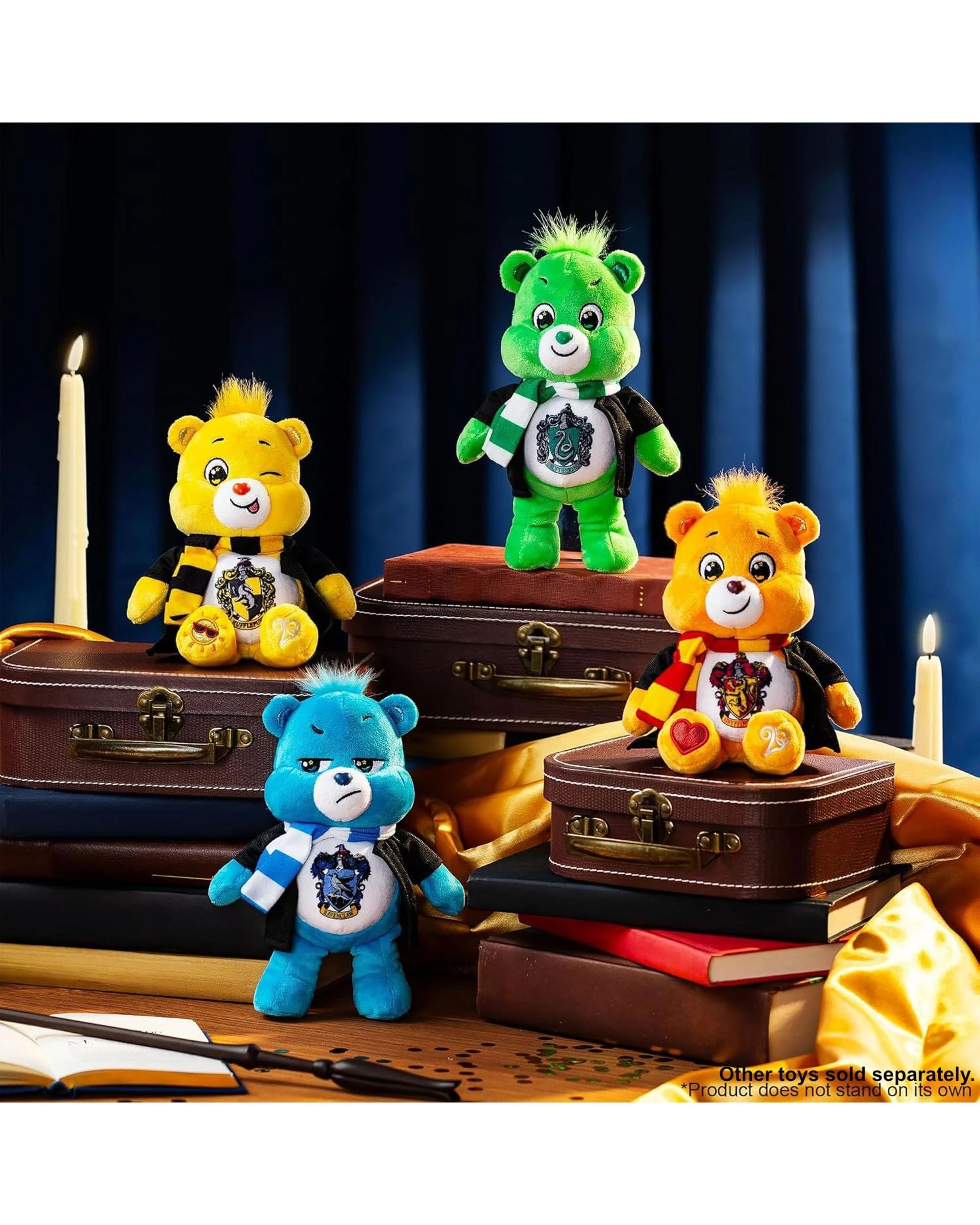 8 Care Bears X Harry Potter Good Luck Slytherin 8 inch Plush, 8 of 8