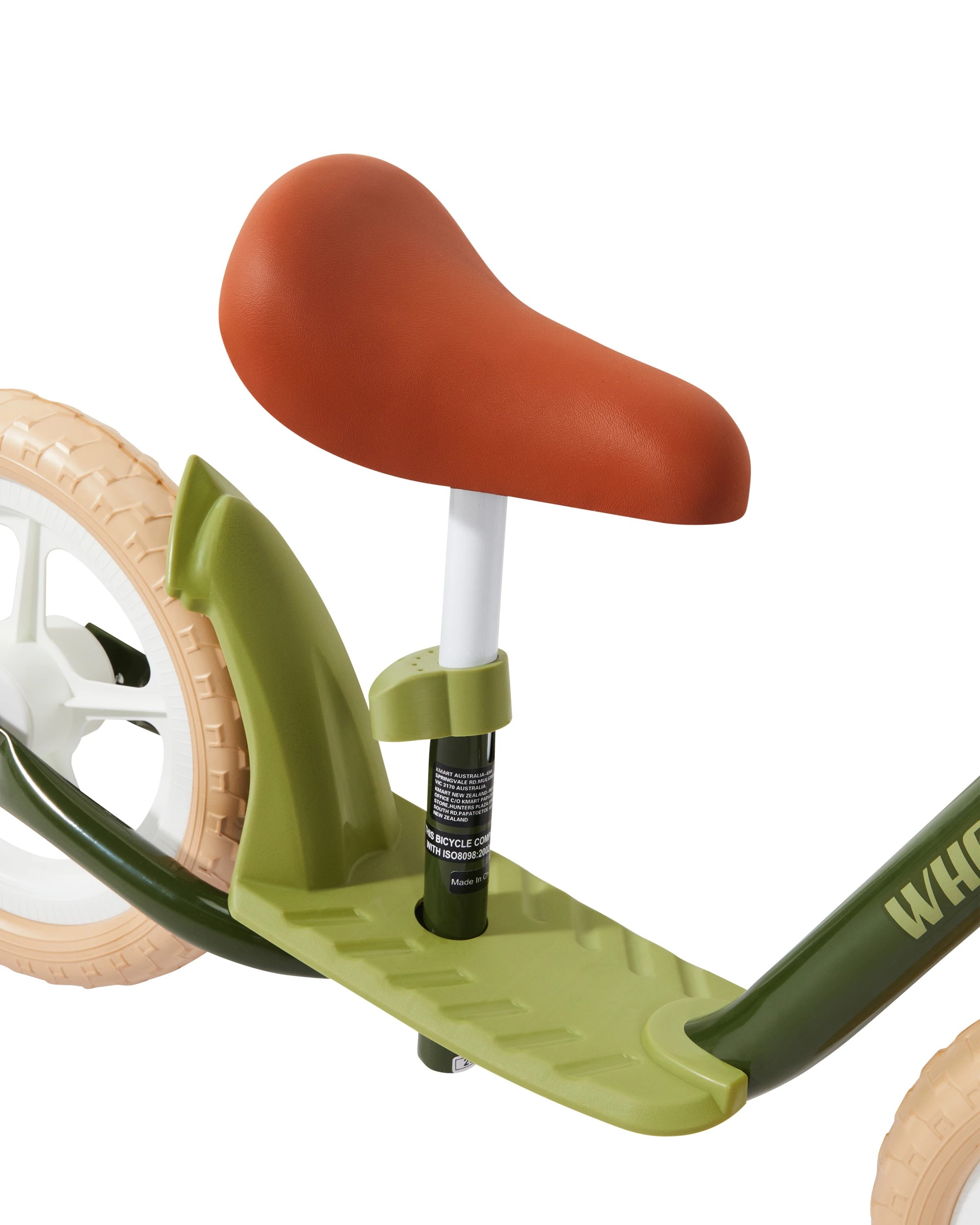 3 30cm Whoosh Balance Bike - Green, 3 of 8