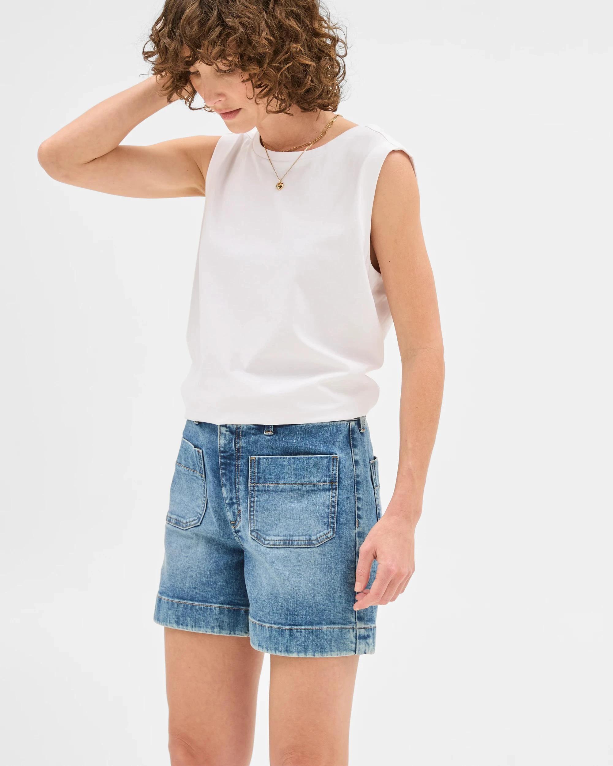 2 Target Denim Shorts - Mila HAZY BLUE, 2 of 7