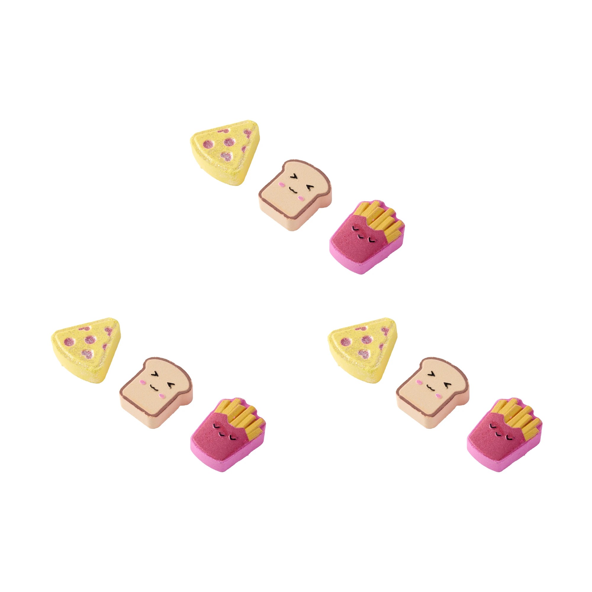 3 OXX Bodycare 9 Piece Multi Bath Fizzers - Caramel Vanilla Scented, 3 of 5