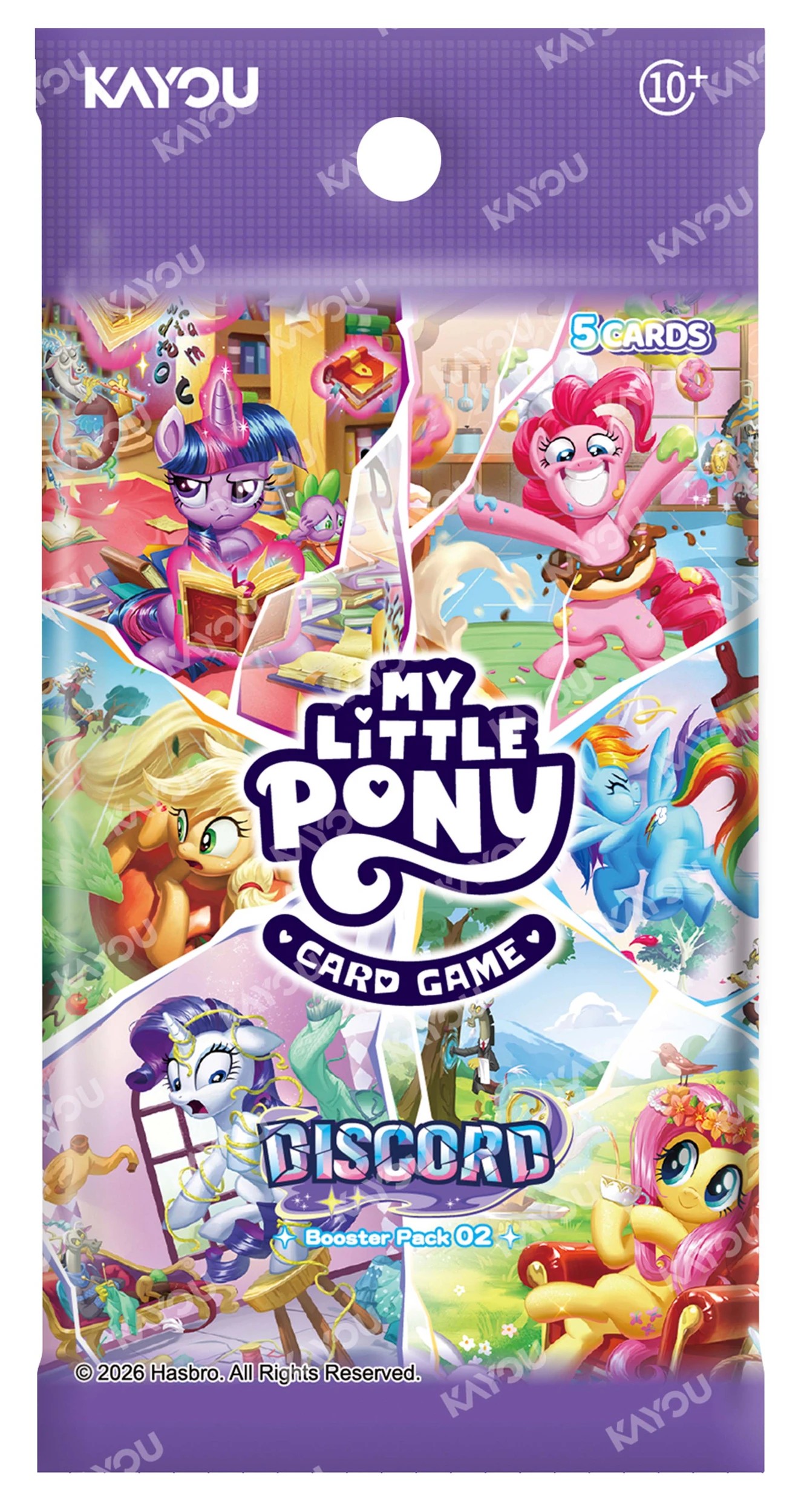 1 Kayou x My Little Pony TCG Series 2 Discord Booster Pack - Assorted, 1 of 1