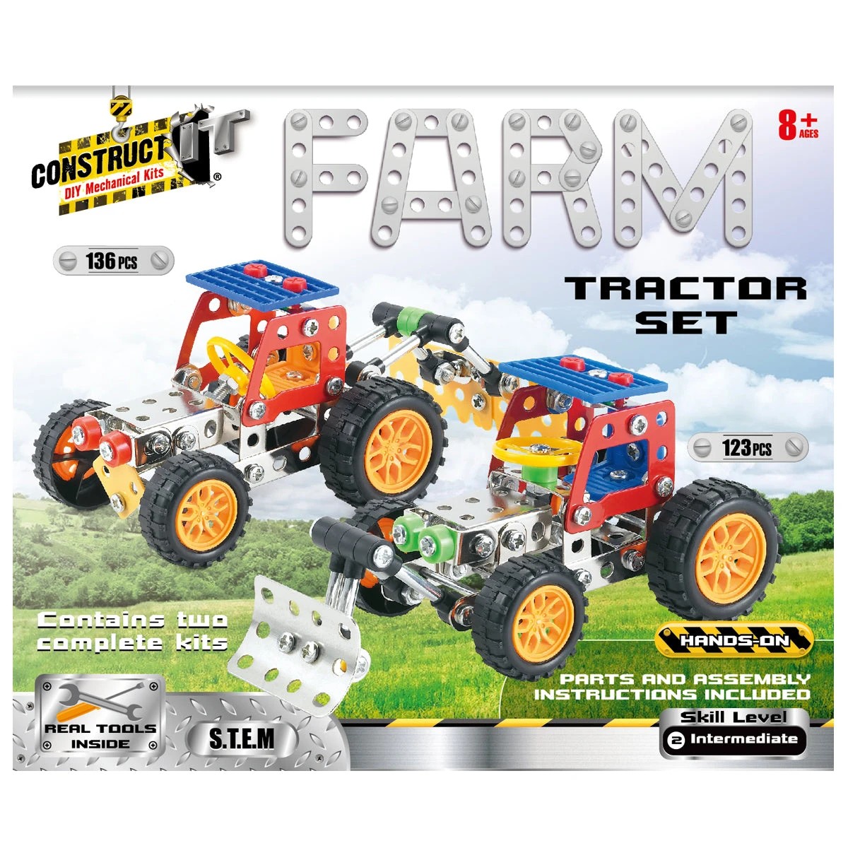 4 Construct-It Farm Tractor Set, 4 of 5