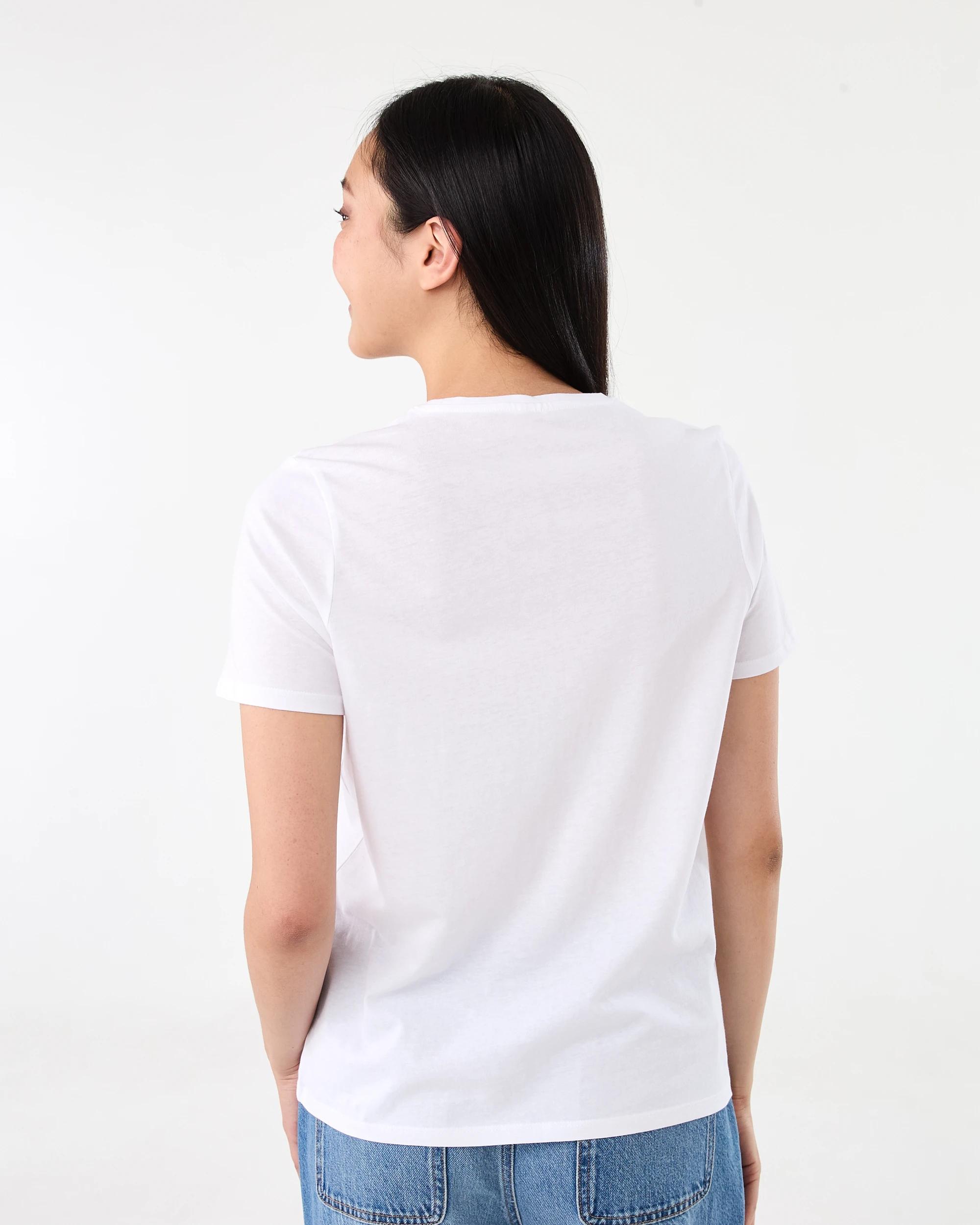 3 Basic T-shirt WHITE, 3 of 5