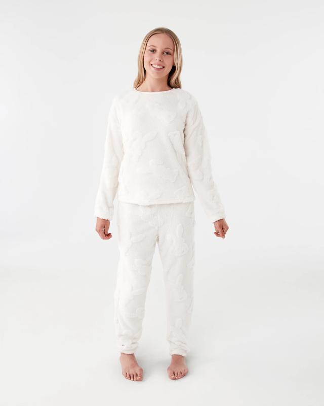 Embossed Fluffy Pyjama